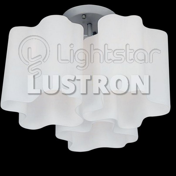 Изображение товара Потолочная люстра Lightstar Nubi 802030 современный дизайн хром белый стекло