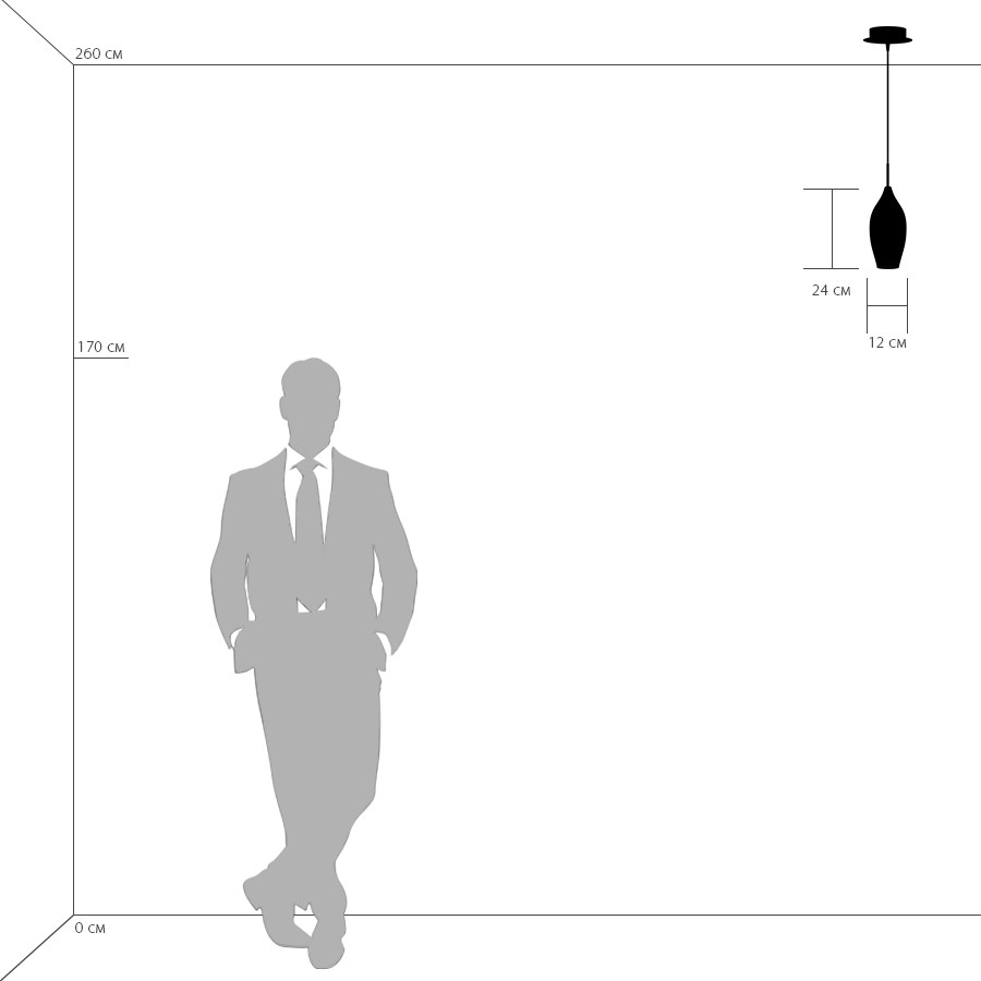 Изображение товара Подвесной светильник в виде вазы Lightstar PENTOLA 803020
