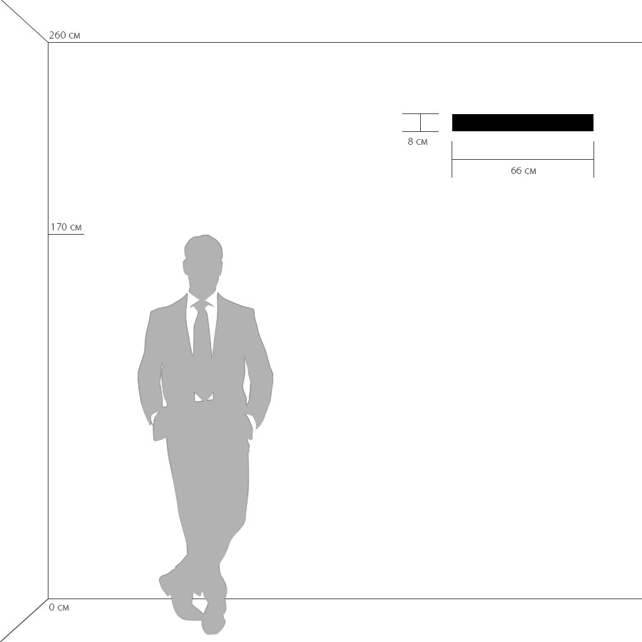 Изображение товара Настенный светильник линейный светодиодный FUIME Lightstar Fiume 810626