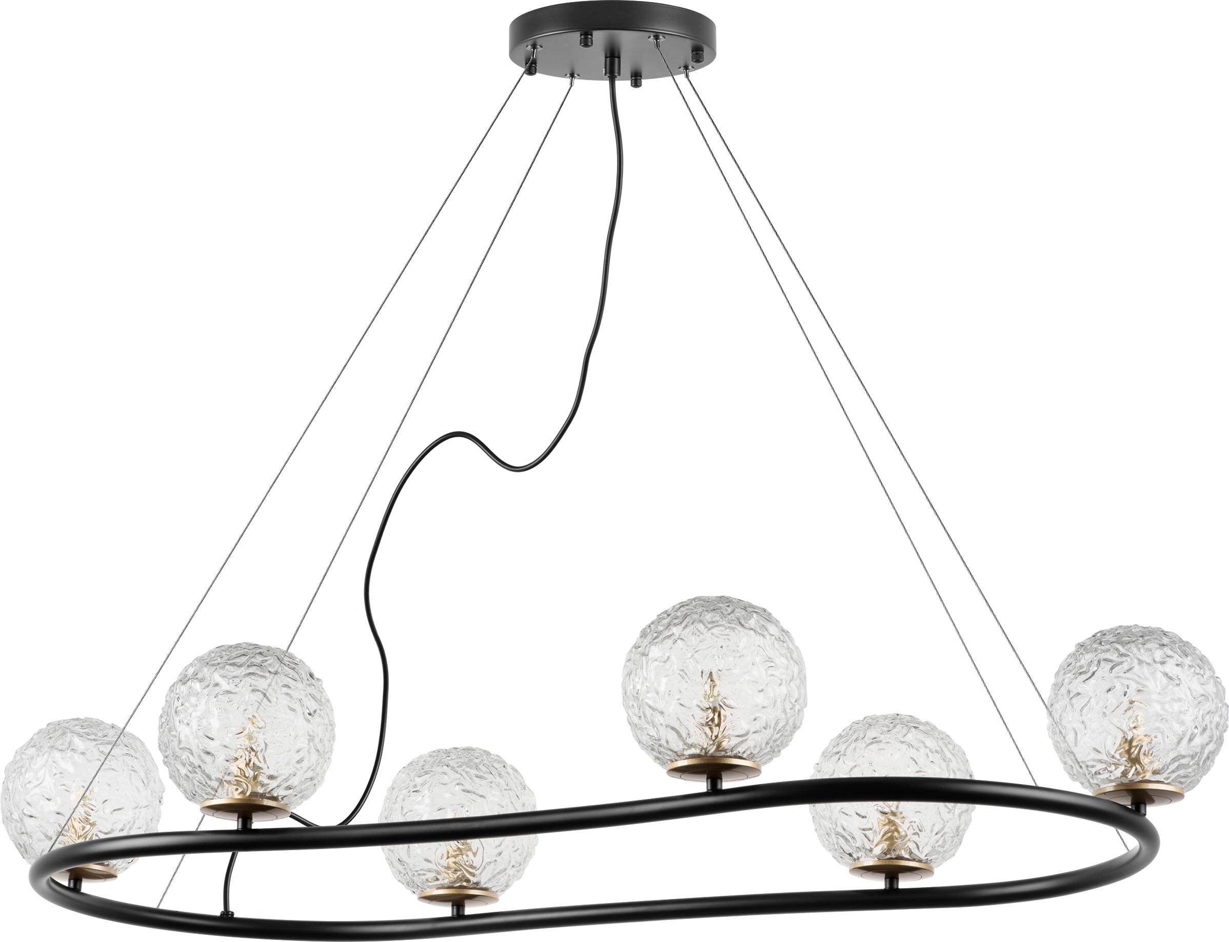 Изображение товара Люстра подвесная шириной 60 см Lightstar Bari 815267 шарики