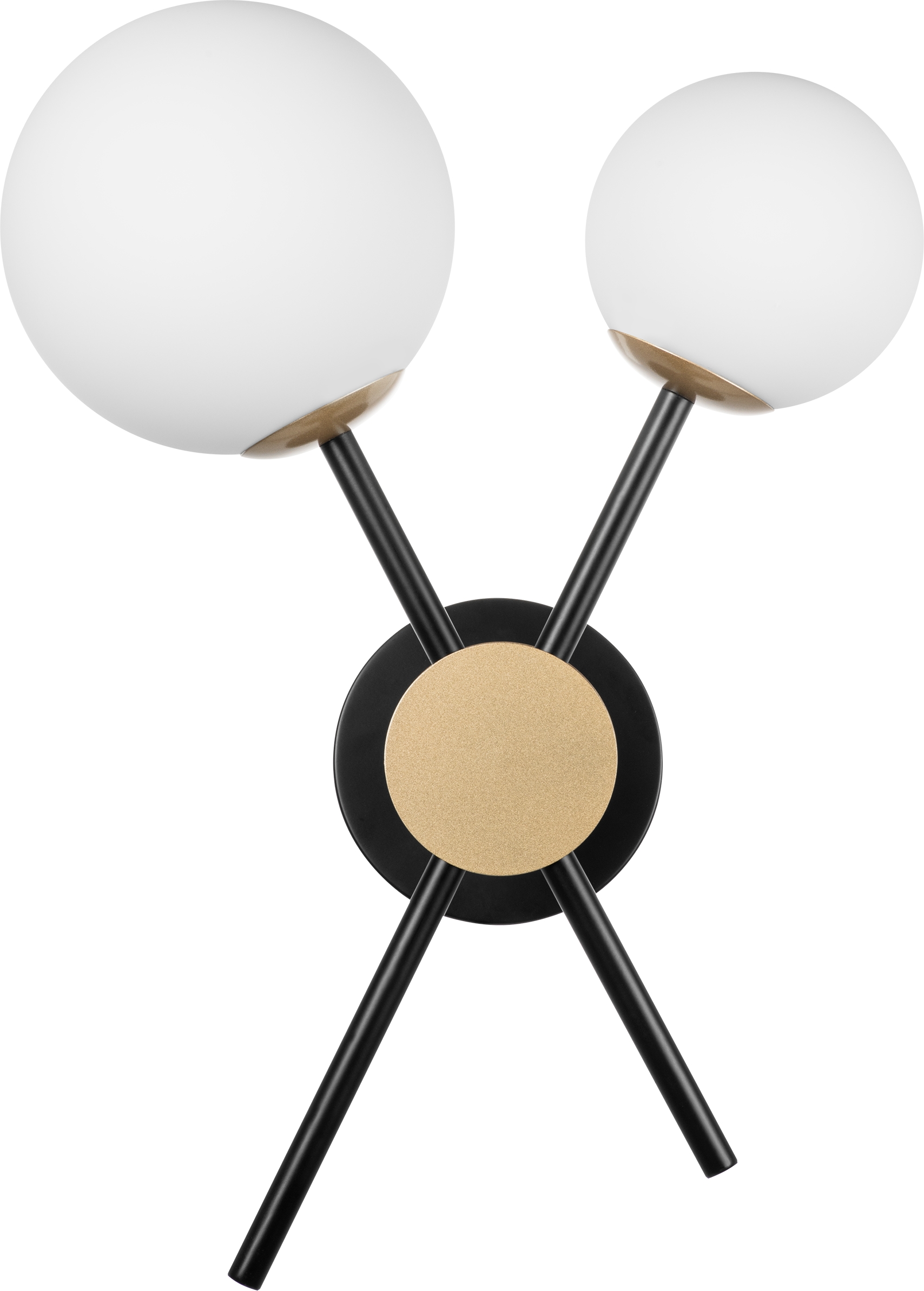 Изображение товара Бра Lightstar Croco 815620 из металла с белыми плафонами