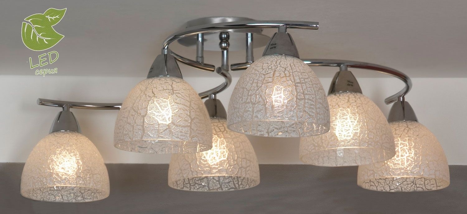 Изображение товара Большая потолочная люстра IP21 Lussole Loft Zungoli GRLSF-1603-06