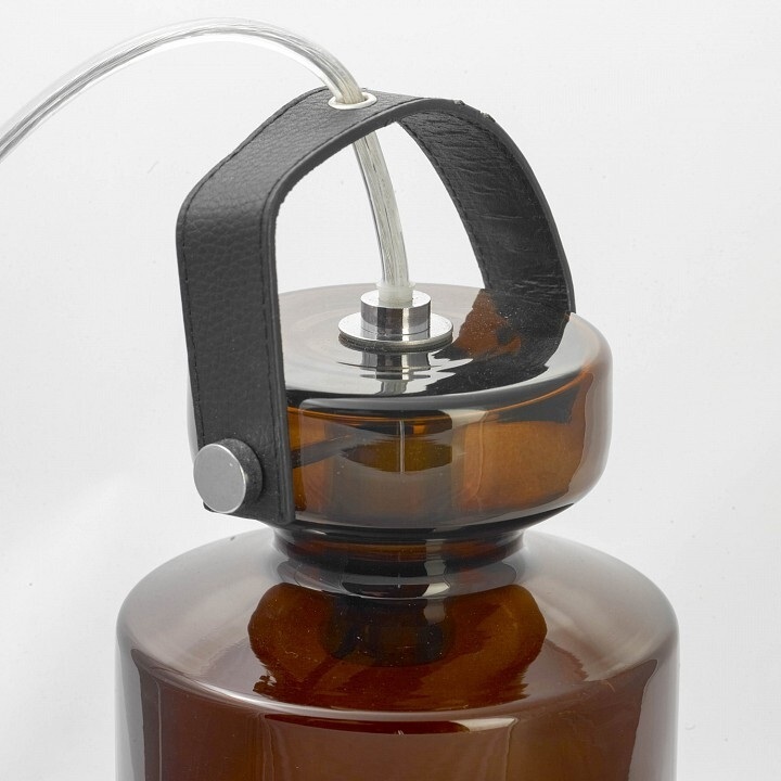 Изображение товара Настольная лампа Lussole Loft Brighton LSP-9640T стиль лофт коричневый стекло