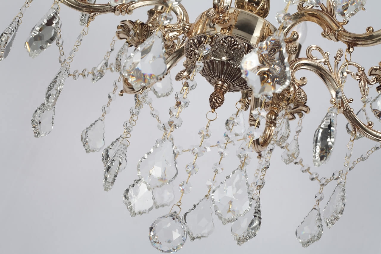 Изображение товара Подвесная люстра 122.6 coffe Lucia Tucci Barletta gold подсвечник