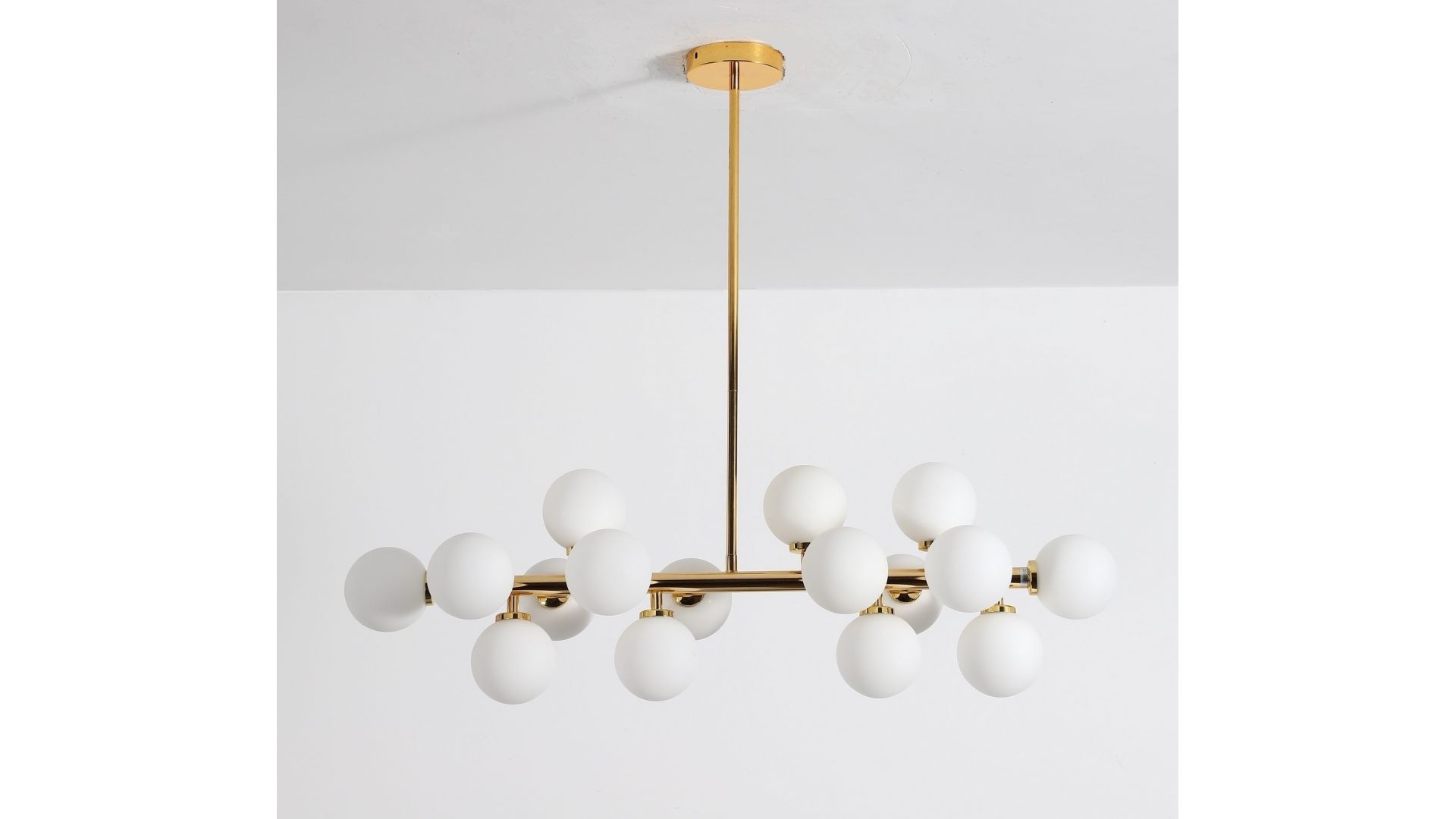 Изображение товара Потолочная люстра молекулы светодиодная LDP 6033-16 GD Lumina Deco Marsiada