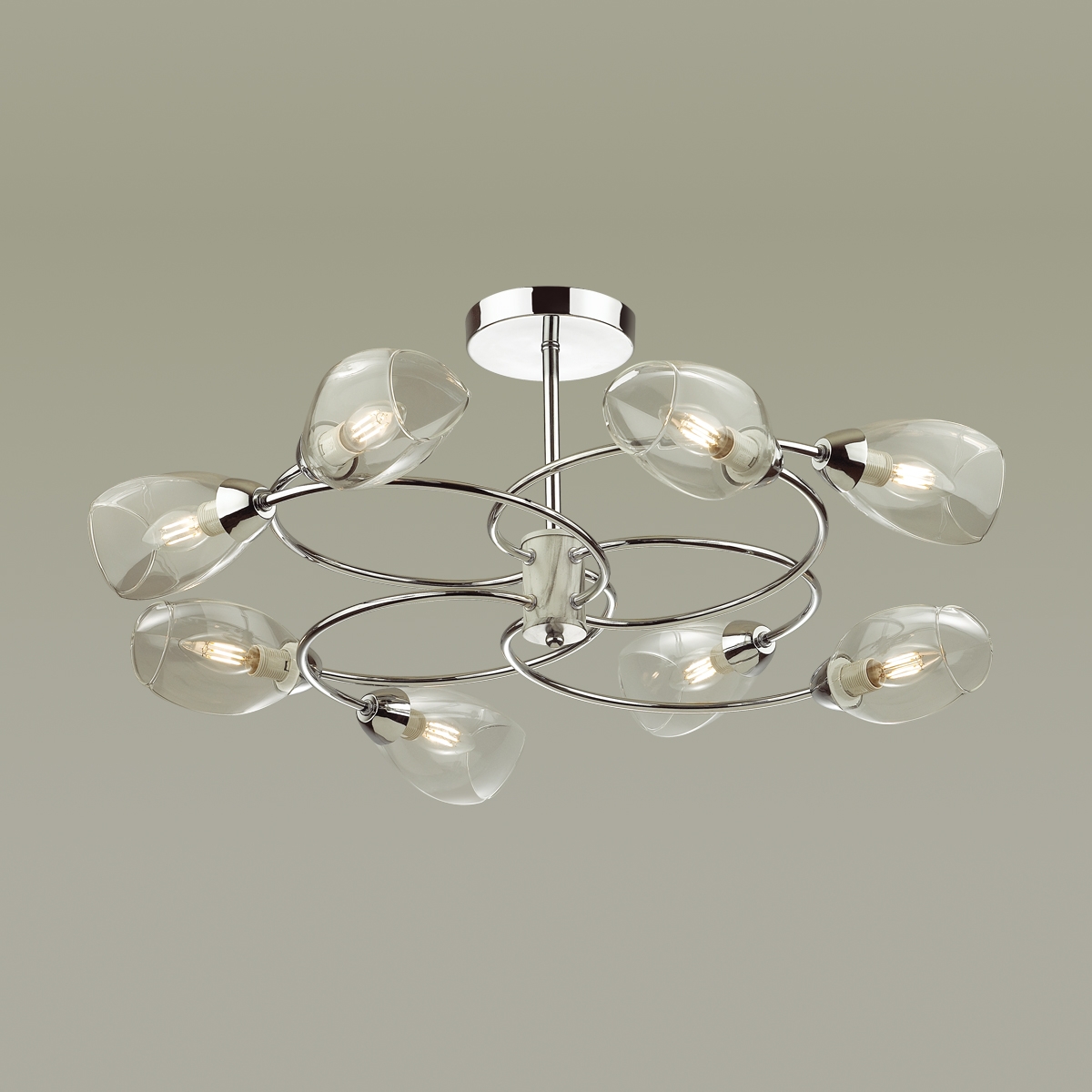 Изображение товара Потолочная люстра Lumion Romeo 4561/8C с 8 плафонами и диммером дляmodern интерьера