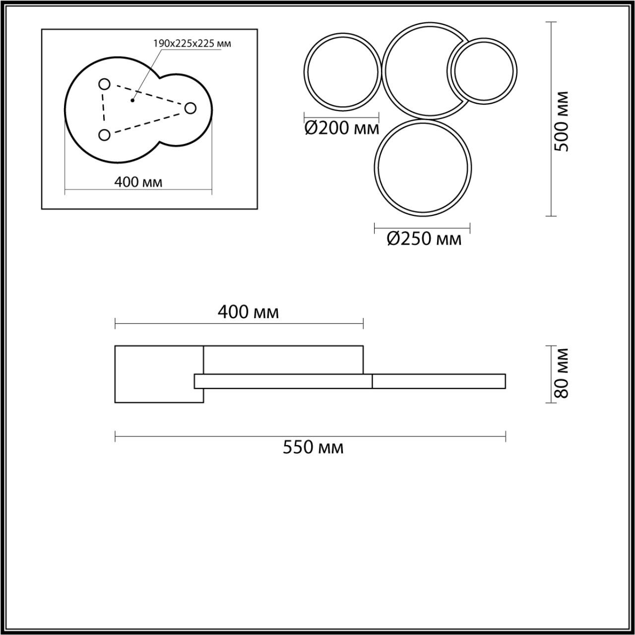 Изображение товара Потолочная люстра светодиодная диммируемая с пультом Lumion Norbert 5255/64CL кольцо
