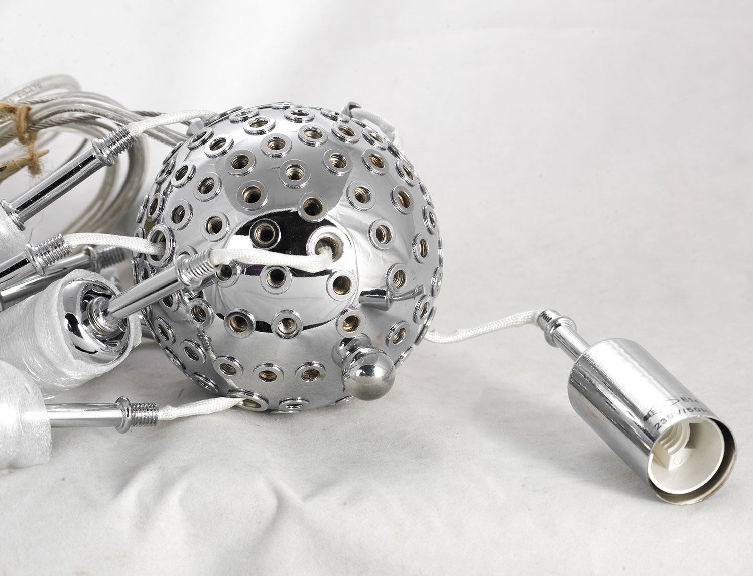 Изображение товара Подвесная люстра IP21 светодиодная Lussole Star GRLSP-8336 в форме шара