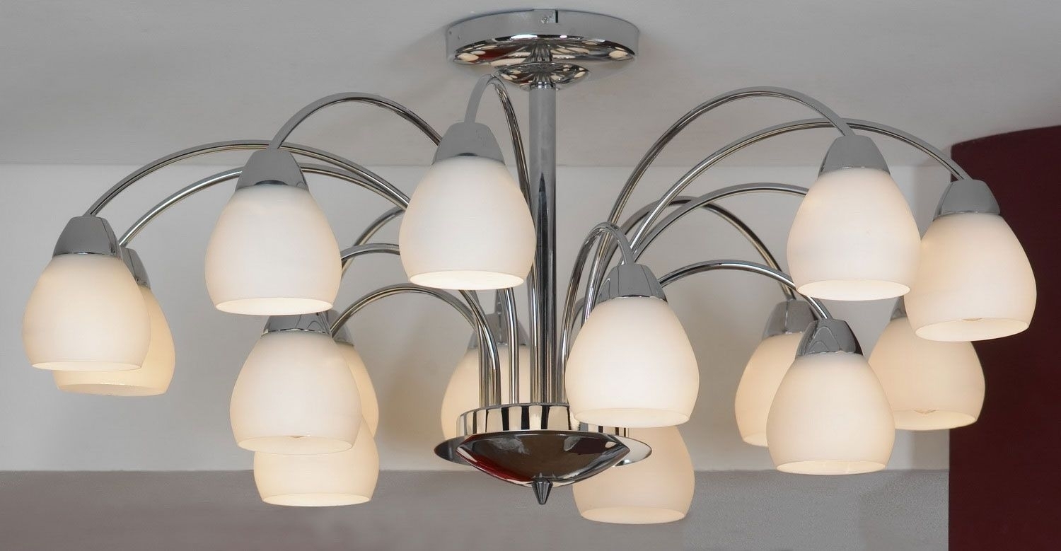 Изображение товара Большая потолочная люстра IP21 Lussole Apiro LSF-2403-15