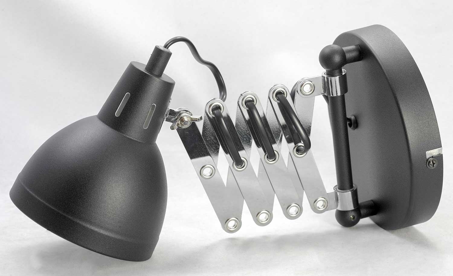 Изображение товара Бра подвесное шириной 15 см на гибкой ножке с выключателем Lussole Koyukuk LSP-8049V