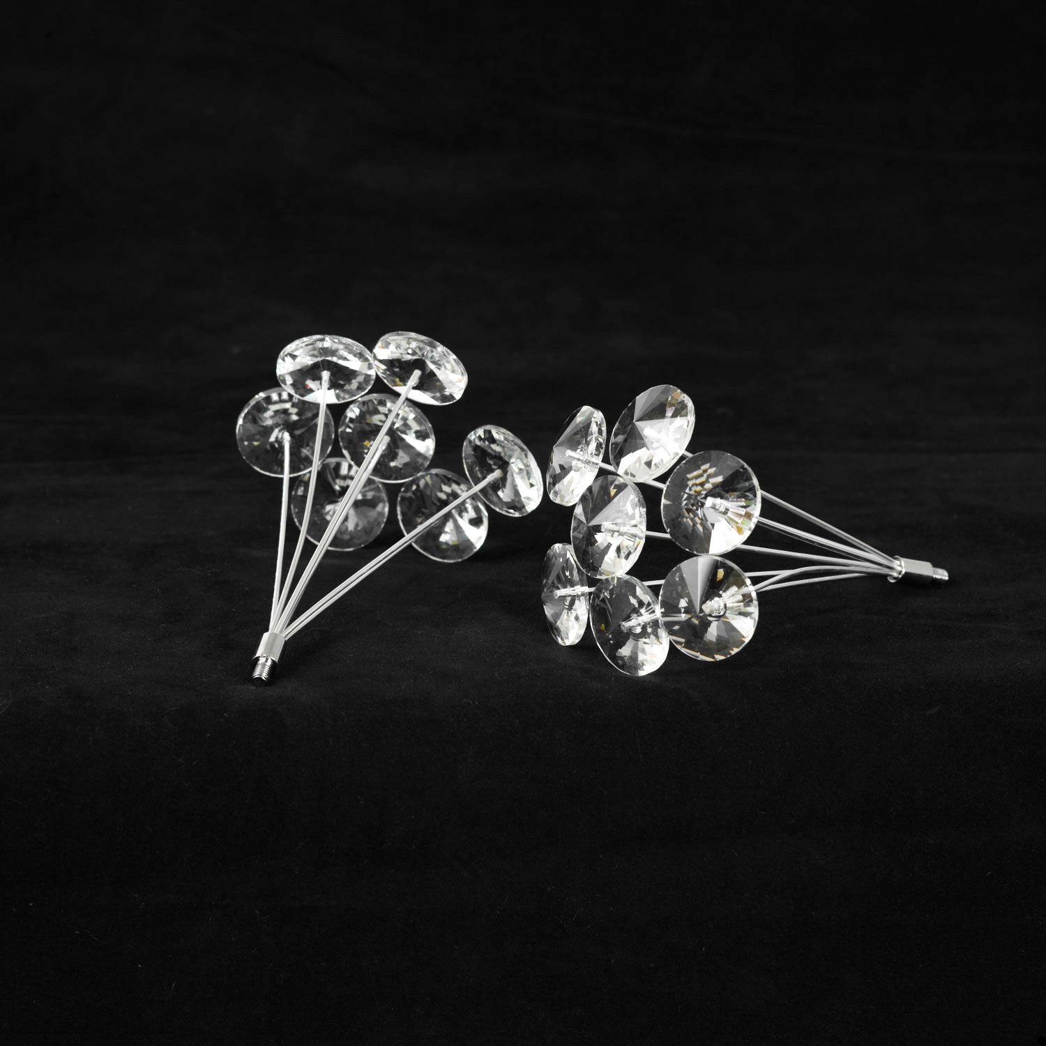 Изображение товара Светодиодный настенный светильник Lussole Alaska LSP-8951 арт-деко хром хрусталь