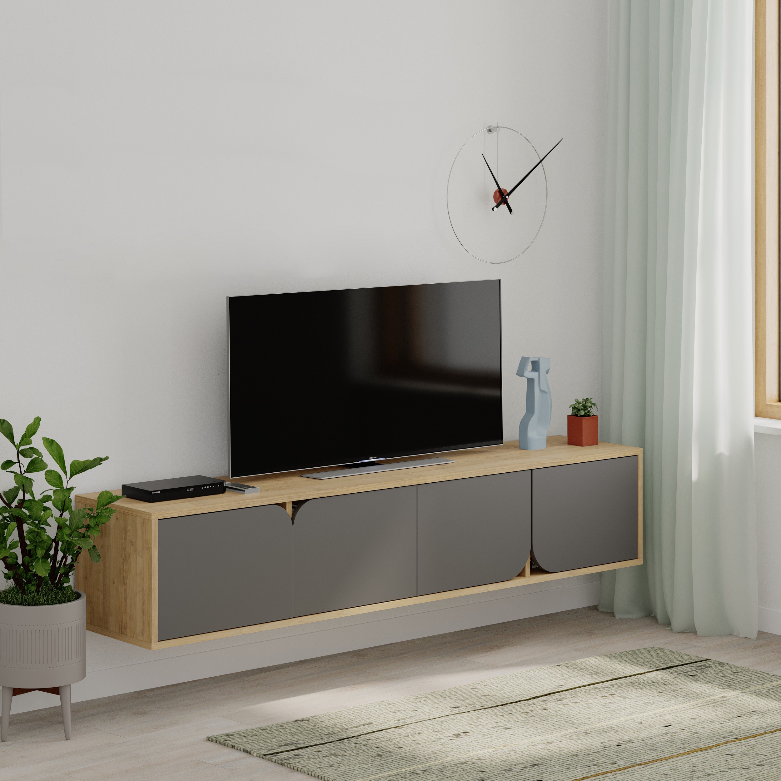 Подвесная тумба LEVE SPARK TV STAND купить выгодно в интернет-магазине  Лю.ру - Доставка в Москве, по России