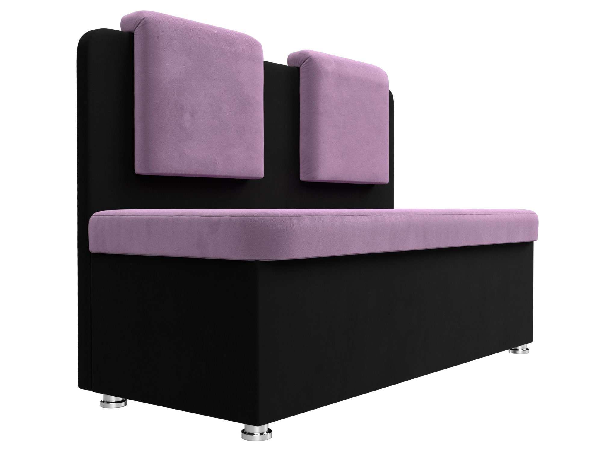 Купить диван Маккон 2х местный черно фиолетовый в Рязани