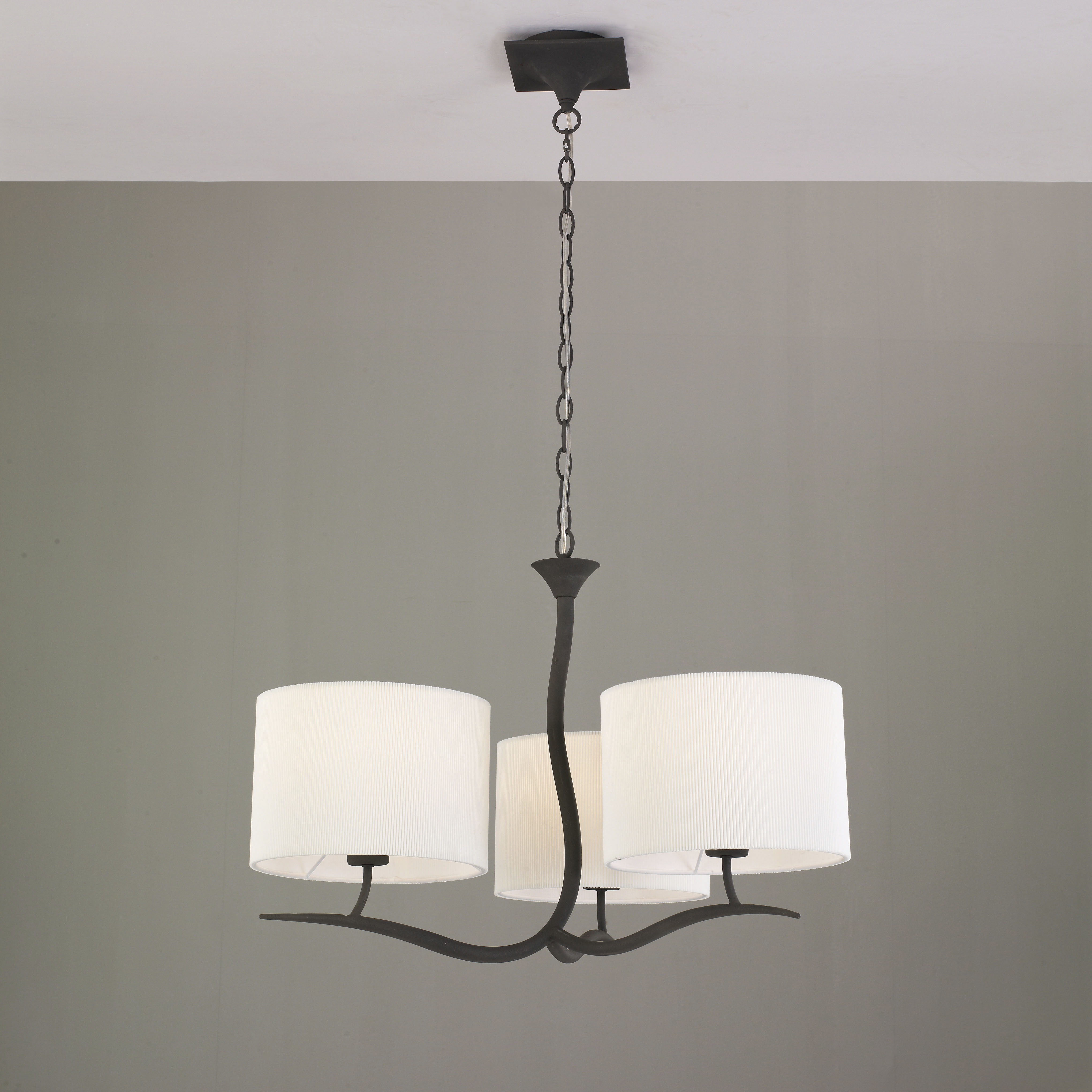 Изображение товара Подвесная люстра Mantra Eve 1151 3 плафона ткань стиль модерн арт-деко