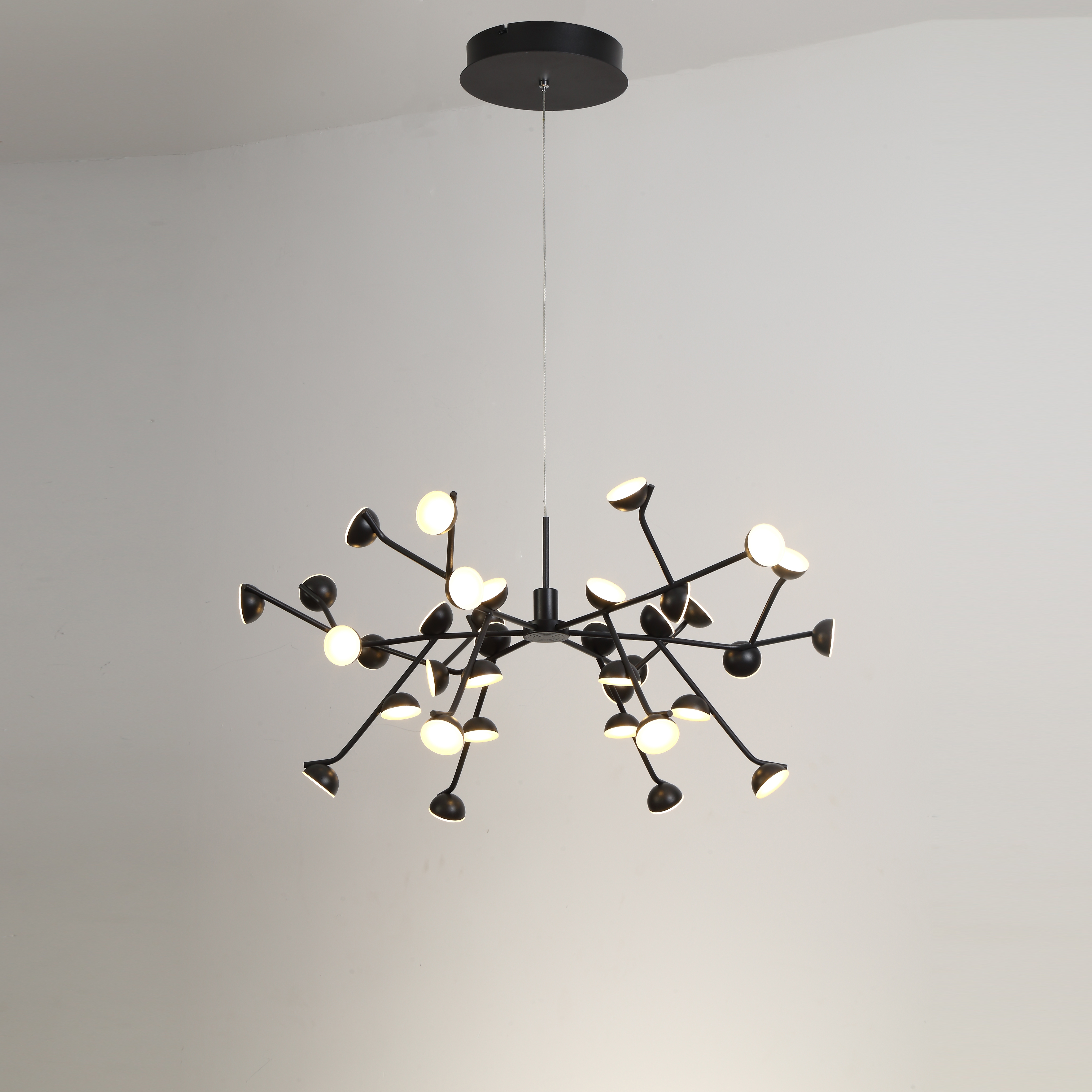 Изображение товара Подвесная люстра Mantra Adn 6417 светодиодная 100W черная