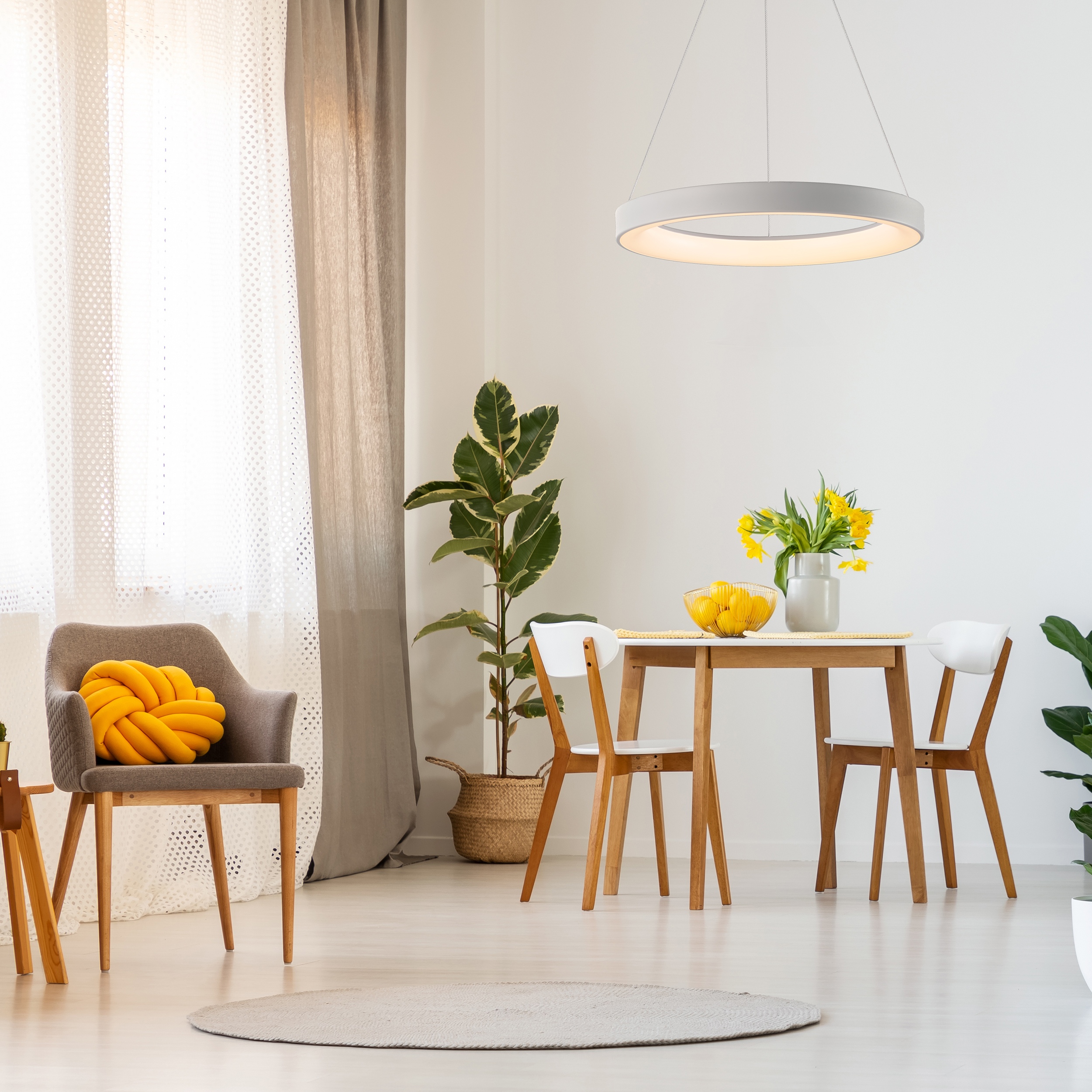 Изображение товара Подвесной светодиодный светильник Mantra Niseko 8570 с пультом