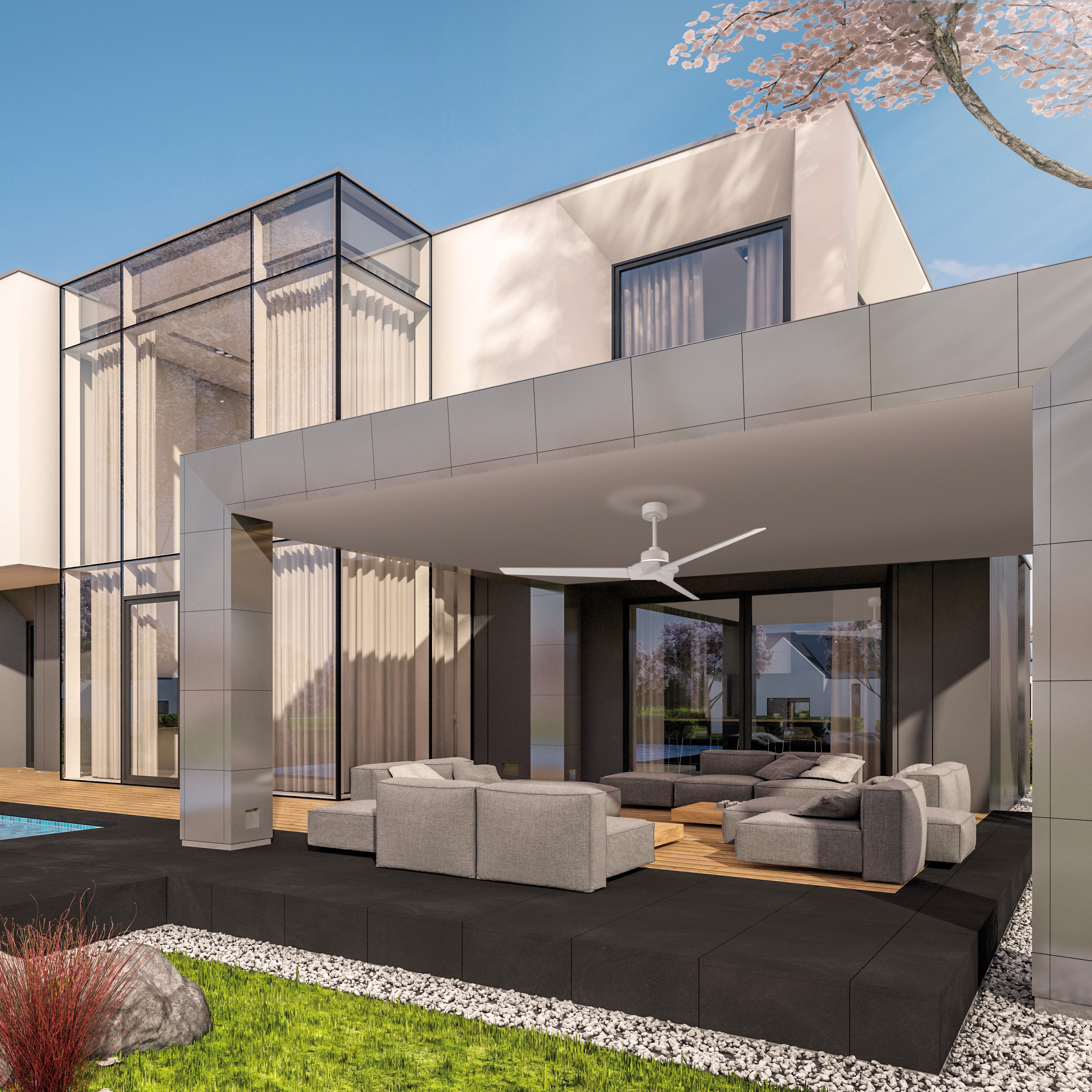 Изображение товара Люстра потолочная-вентилятор Mantra Brisa 8724 с ПДУ