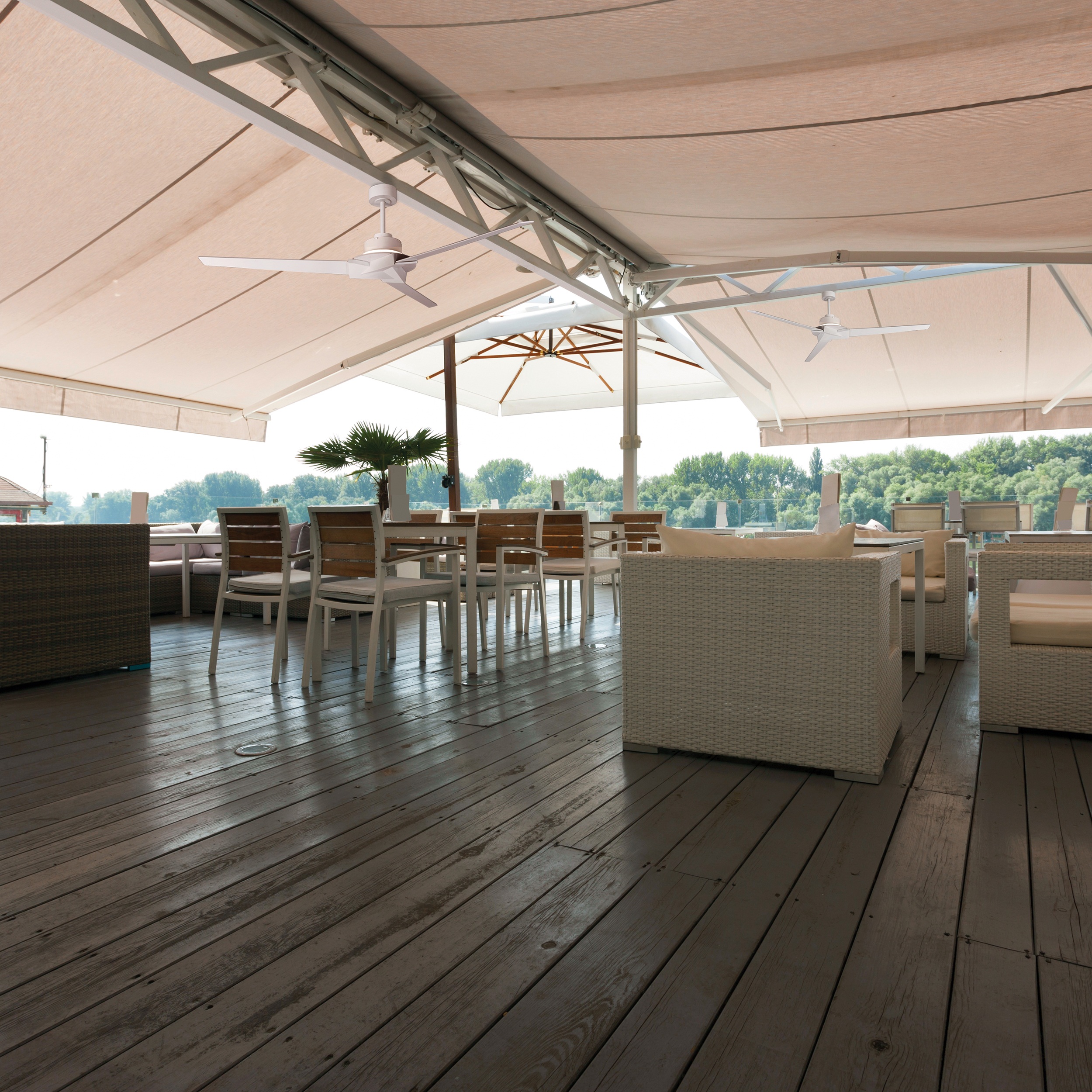 Изображение товара Люстра потолочная вентиляционная с LED и пультом Mantra Brisa 8726