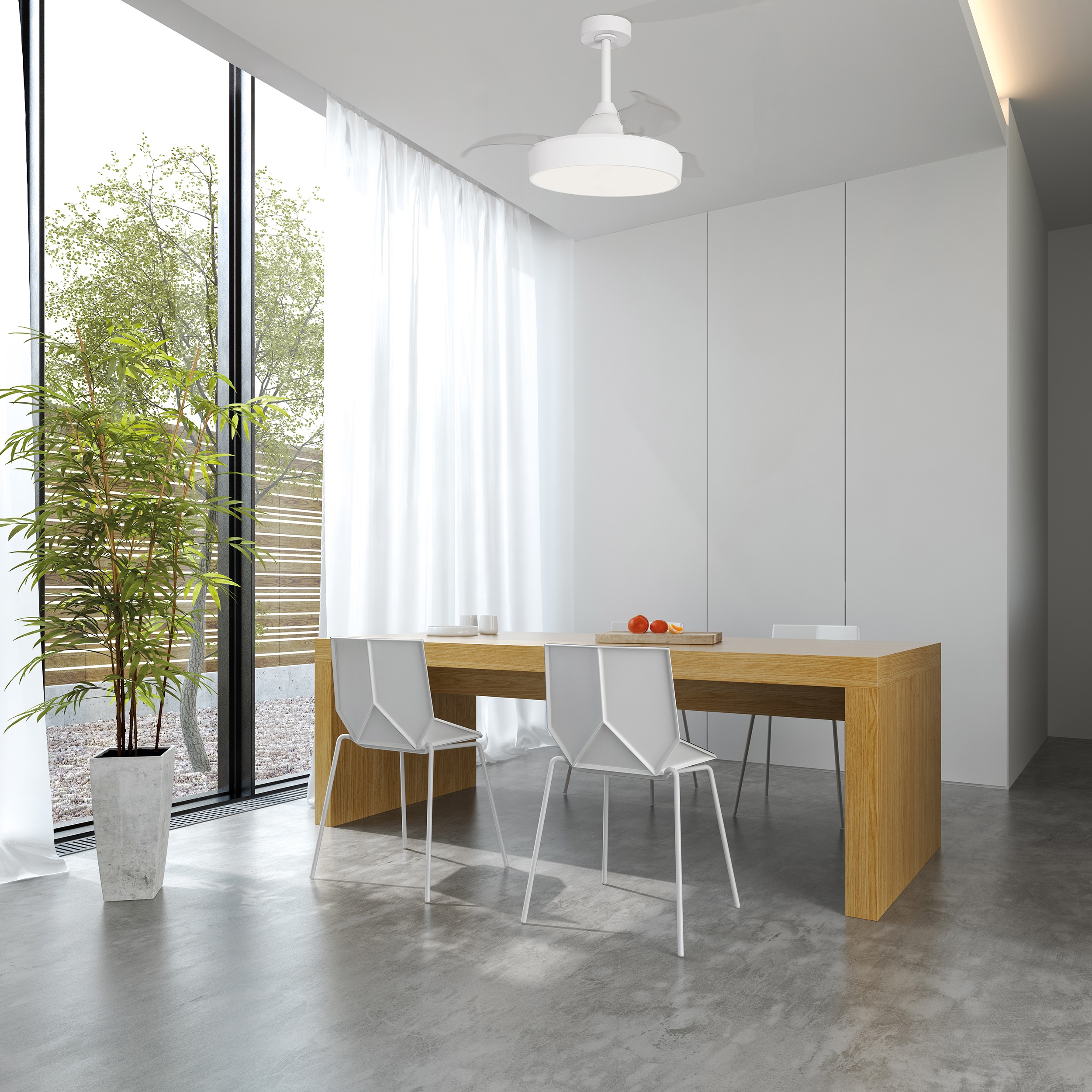 Изображение товара Люстра потолочная-вентилятор LED с ПДУ Mantra Alaska 8755