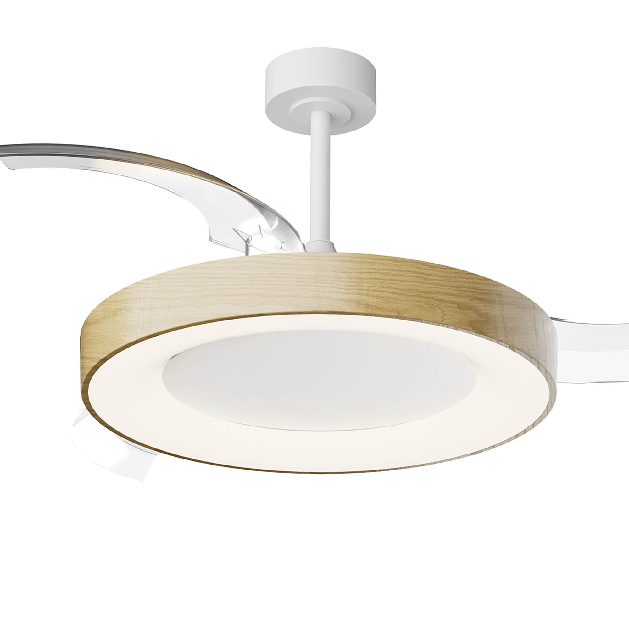 Изображение товара Современная потолочная LED люстра с вентилятором и пультом Mantra Niseko Fan 9058 61.5 см