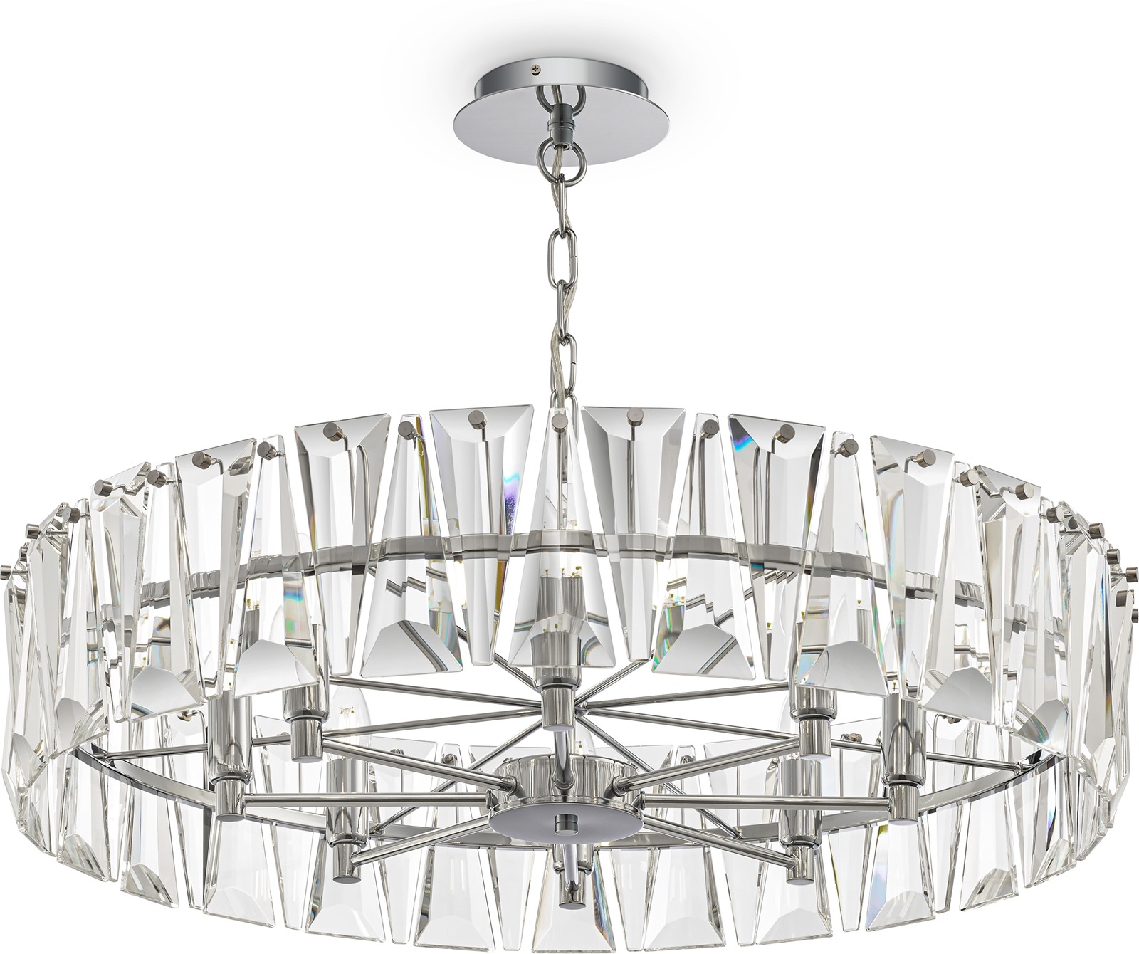 Изображение товара Подвесная люстра Maytoni Puntes MOD043PL-08CH с регулировкой и диммером