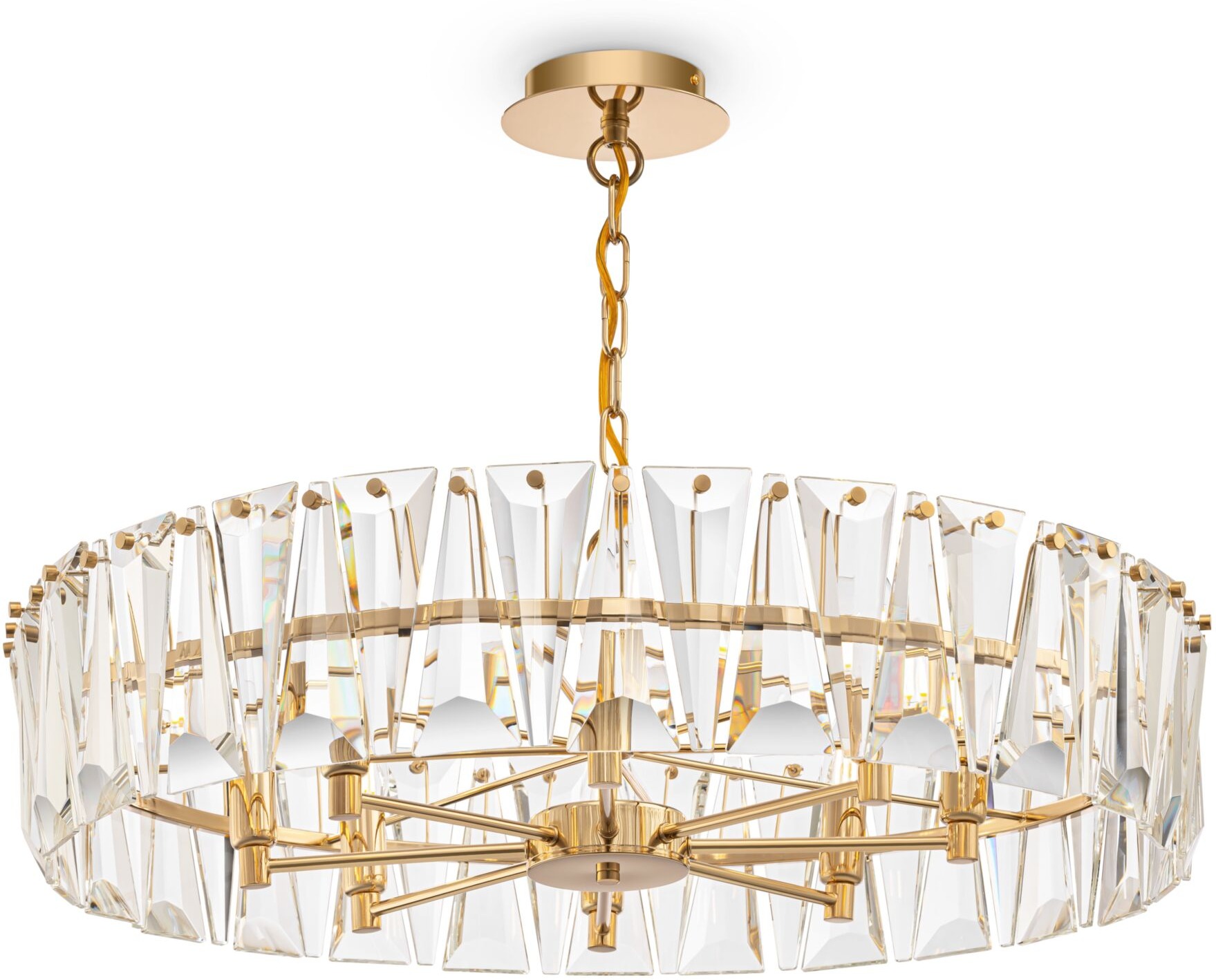 Изображение товара Подвесная люстра Maytoni Puntes MOD043PL-08G классика регулировка диммер