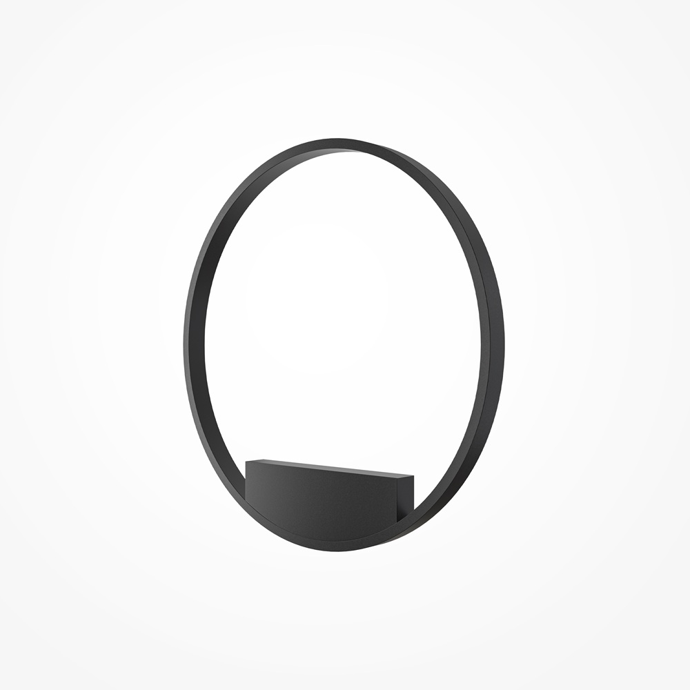 Изображение товара Настенный светодиодный светильник кольцо Maytoni Rim MOD058WL-L35BK для интерьера