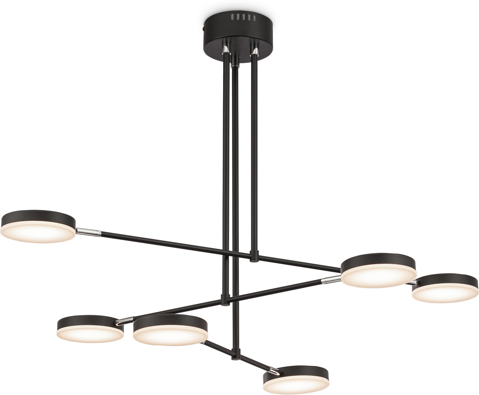 Изображение товара Потолочная светодиодная люстра Maytoni Fad MOD070PL-L38B3K для гостиной кухни и офиса