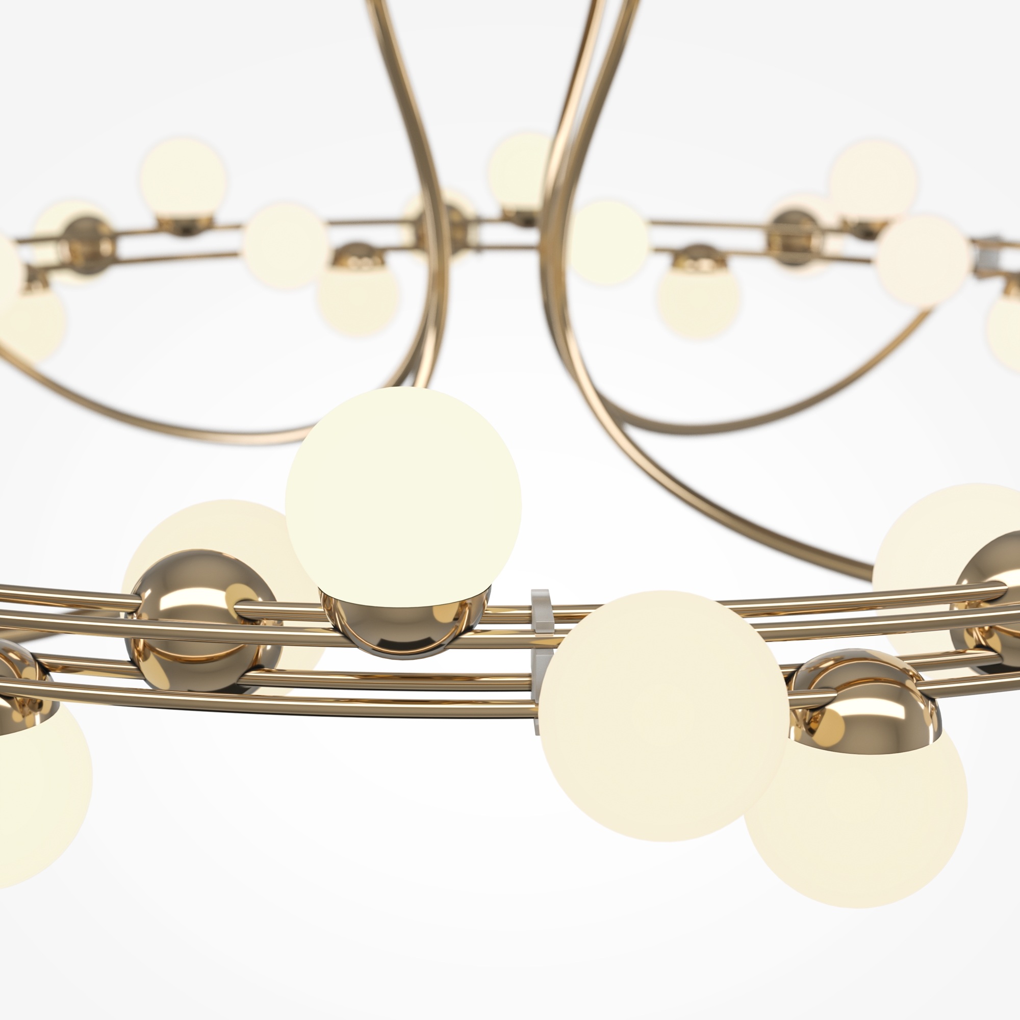 Изображение товара Потолочная LED люстра Maytoni Tessara MOD081CL-L48G3K для современного интерьера