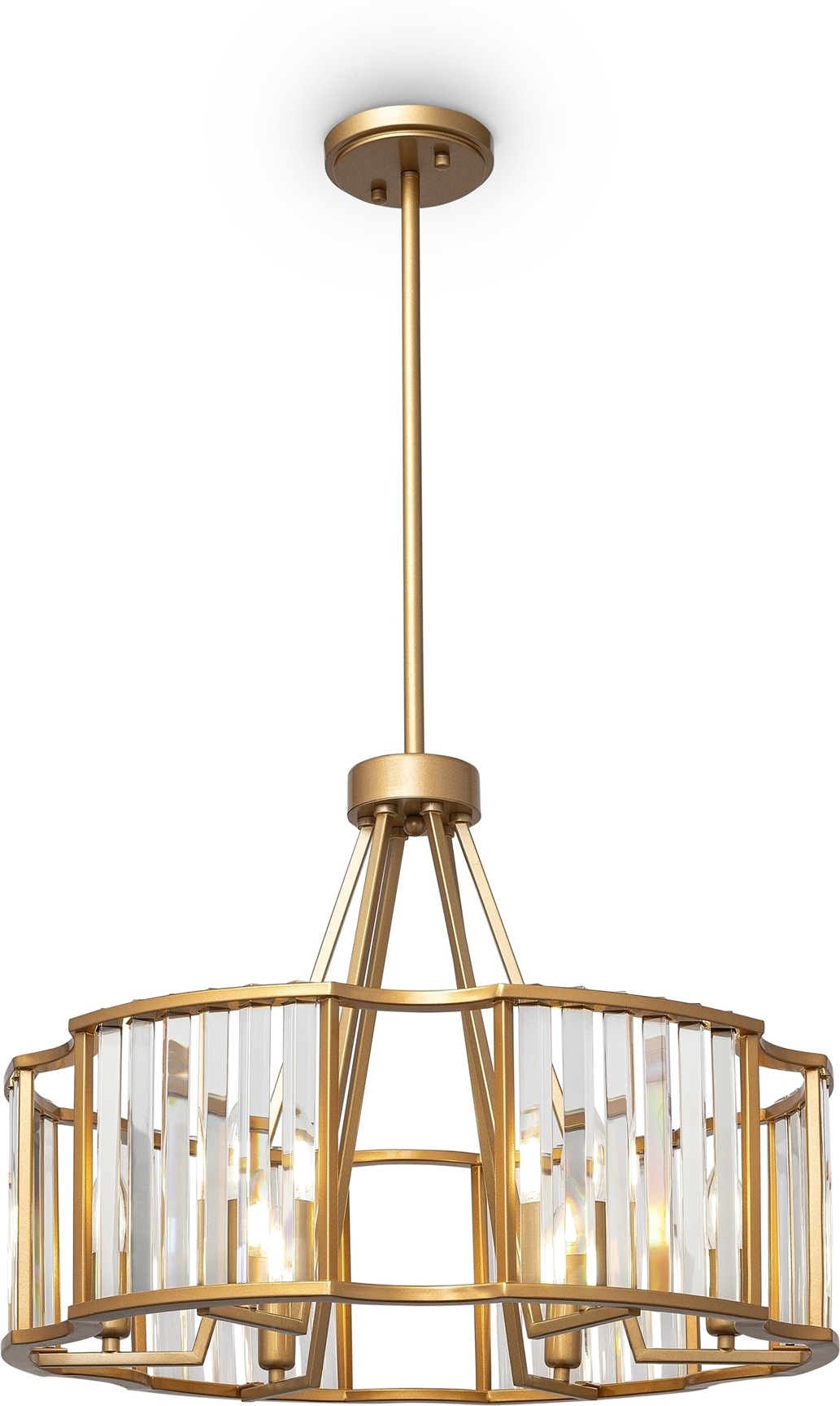 Изображение товара Потолочная люстра Maytoni Solar MOD087PL-06G в виде свечи