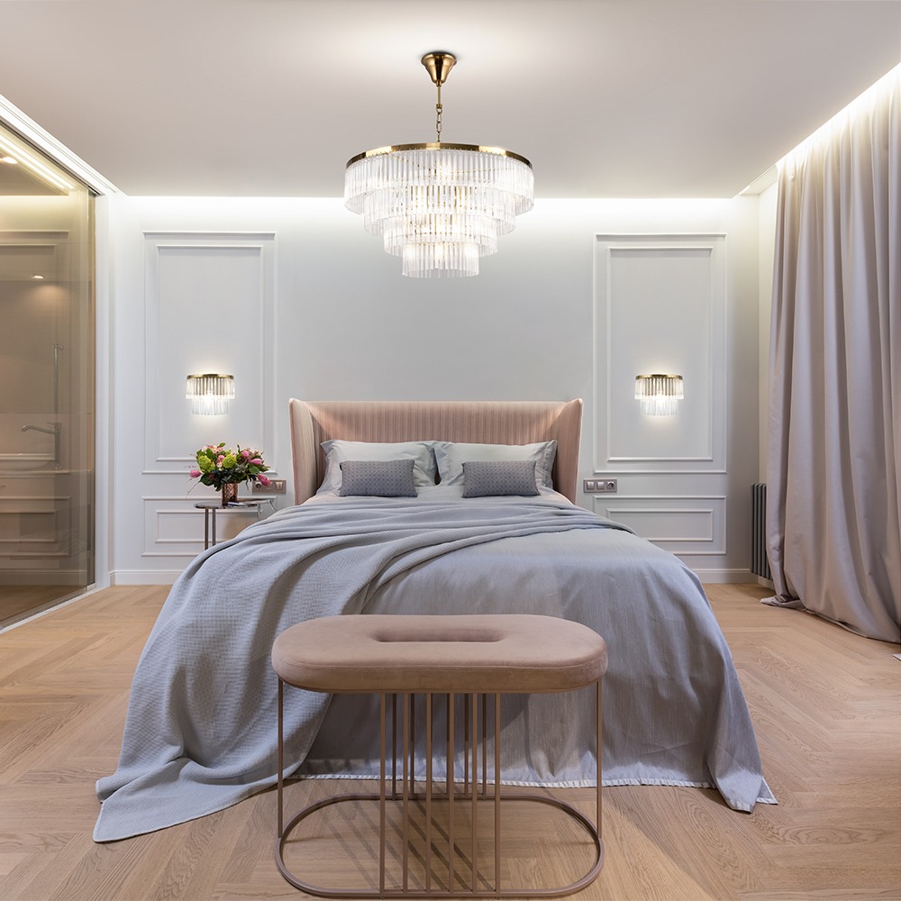 Изображение товара Подвесная каскадная люстра Maytoni Colonne MOD093PL-13BS для стильного интерьера