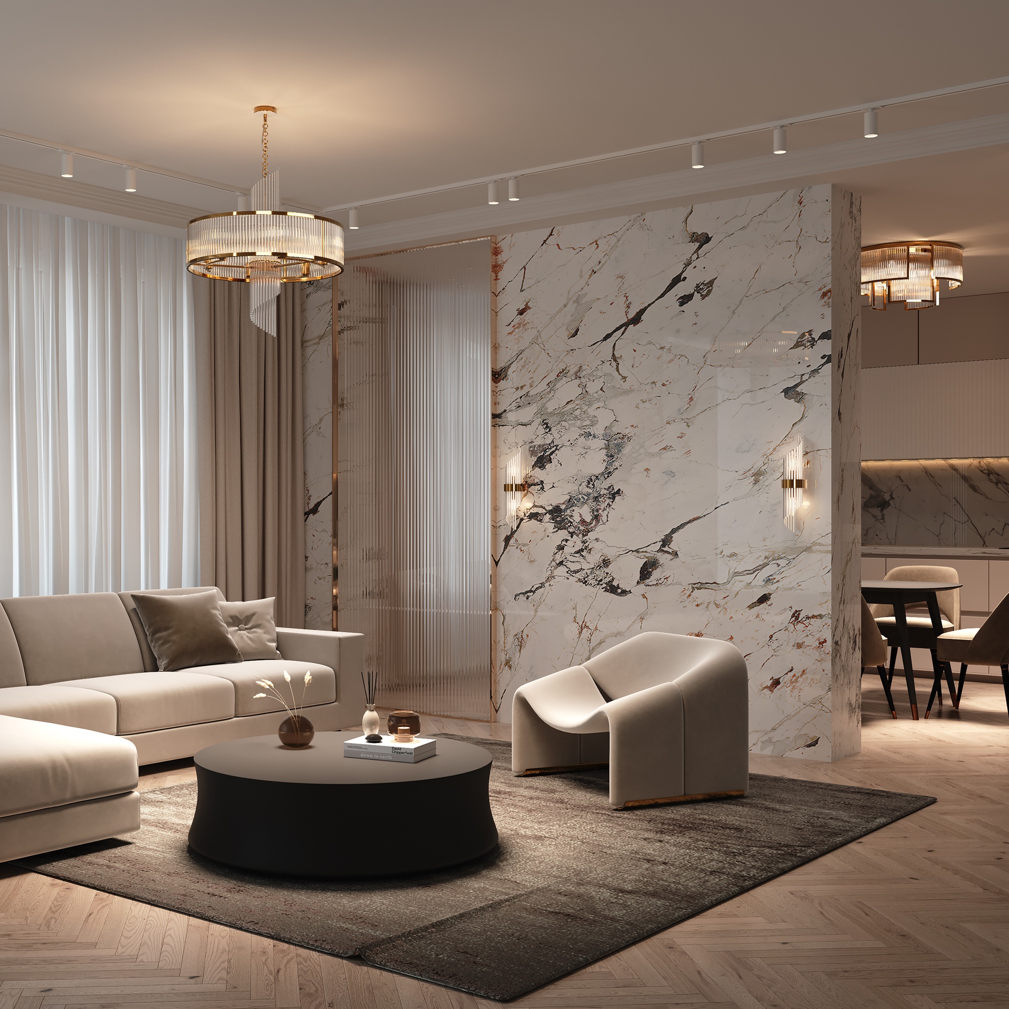 Изображение товара Подвесная люстра Maytoni Frame MOD174PL-06G стиль модерн с регулируемой высотой