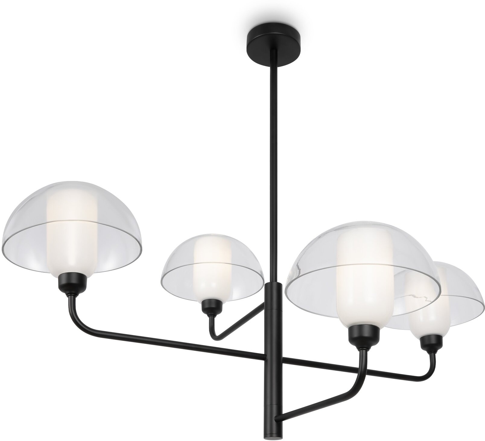 Изображение товара Потолочная люстра Maytoni Memory MOD177PL-04B на штанге модерн стиль с 4 плафонами