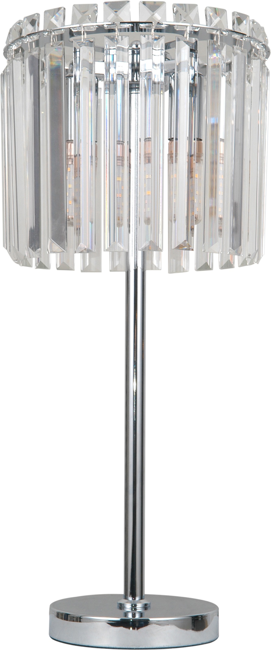 Изображение товара Настольная хрустальная лампа с выключателем Moderli Levi V10757-3T