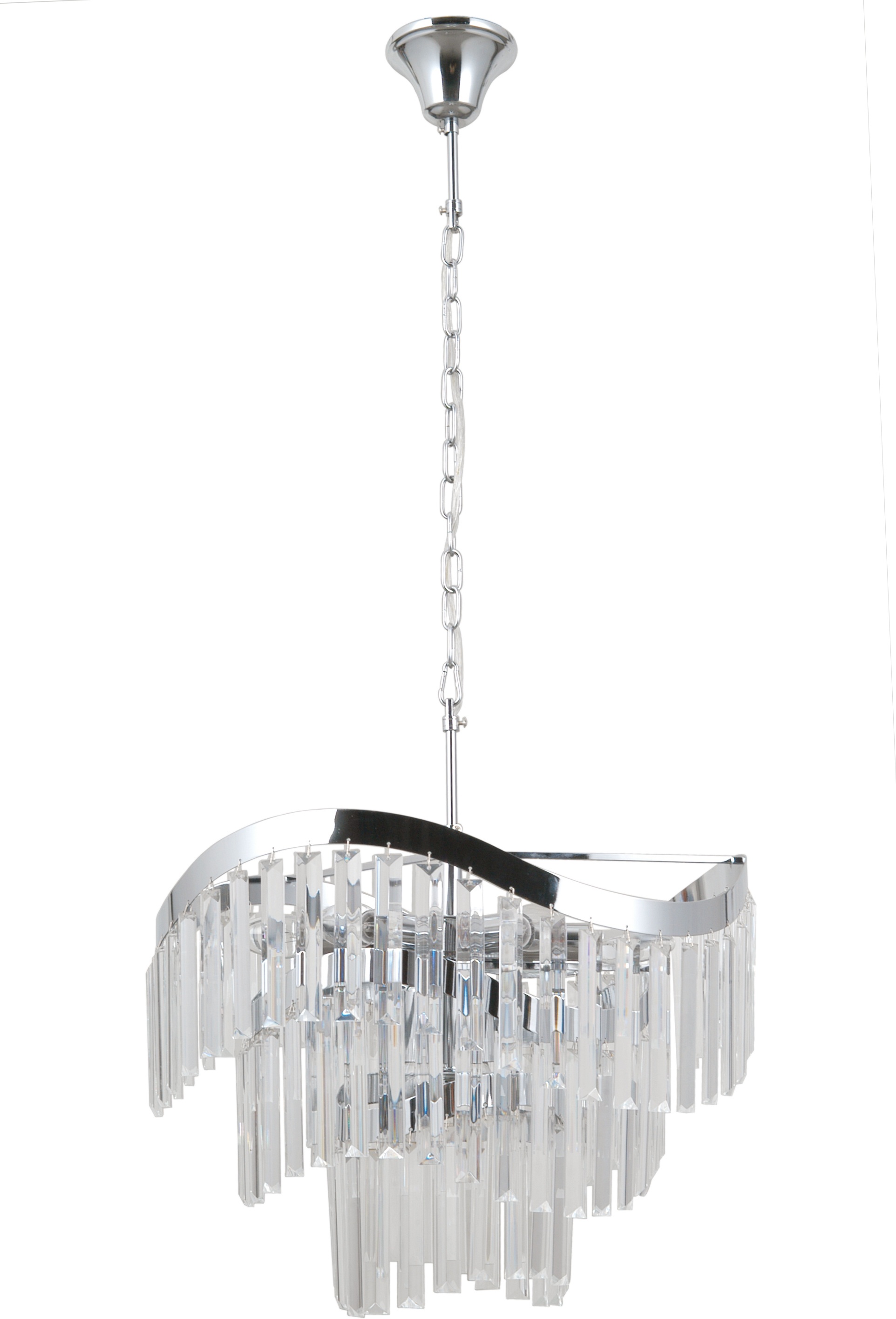 Изображение товара Подвесная хрустальная люстра Moderli Wave V10773-8P современный дизайн