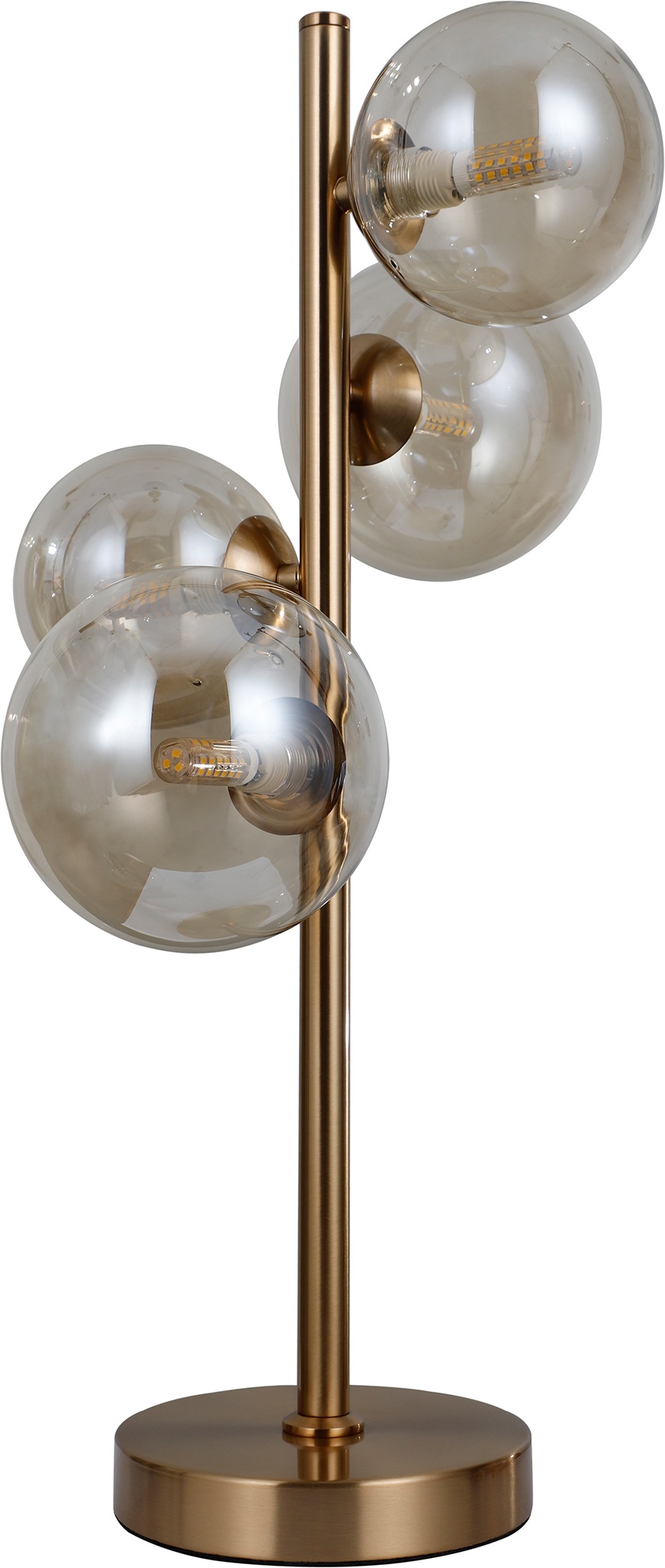 Изображение товара Настольная лампа с выключателем молекулы Moderli Renny V10791-4T