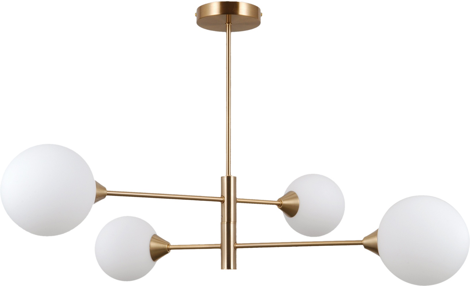 Изображение товара Потолочная люстра Moderli Molecule V10837-4P 4 плафона золотая