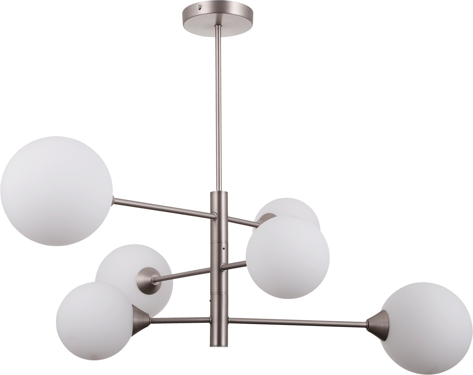 Изображение товара Потолочная люстра на штанге Moderli Molecule V10840-6P в форме шара