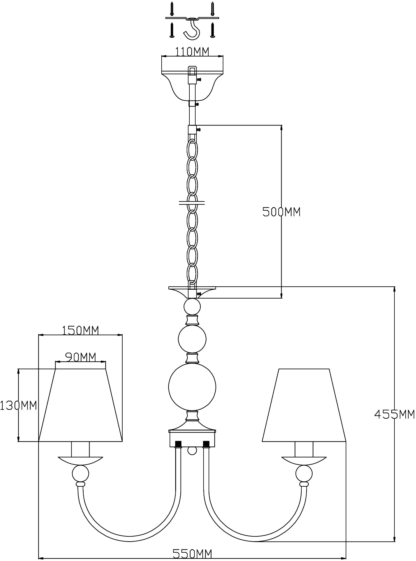 Изображение товара Подвесная люстра Moderli Feels V2613-5P
