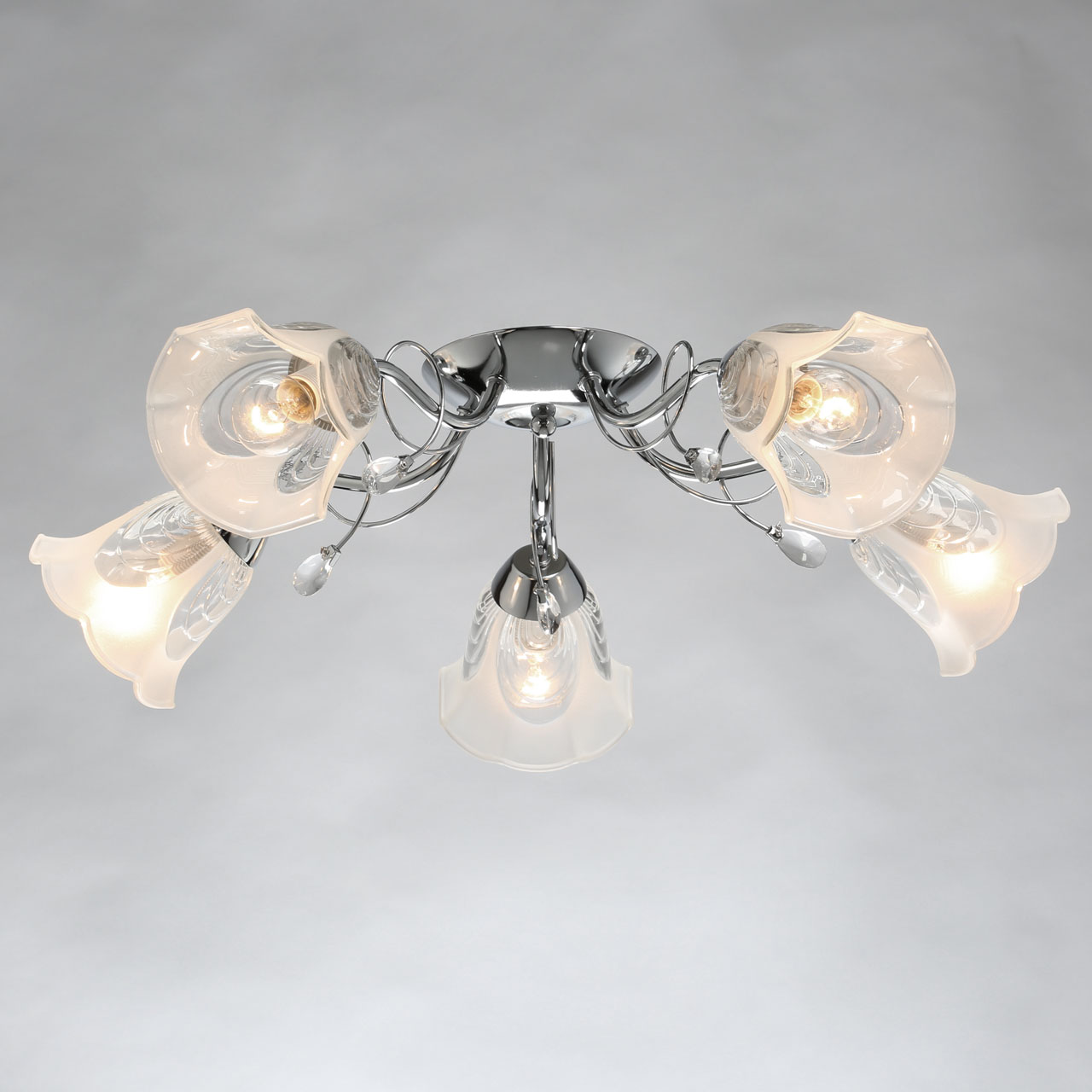 Изображение товара Потолочная люстра De City Моника 372015005 с цветами