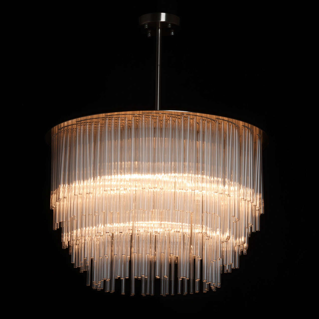 Изображение товара Потолочная люстра MW-Light Аделард 642017909 современный дизайн 9 ламп никель стекло