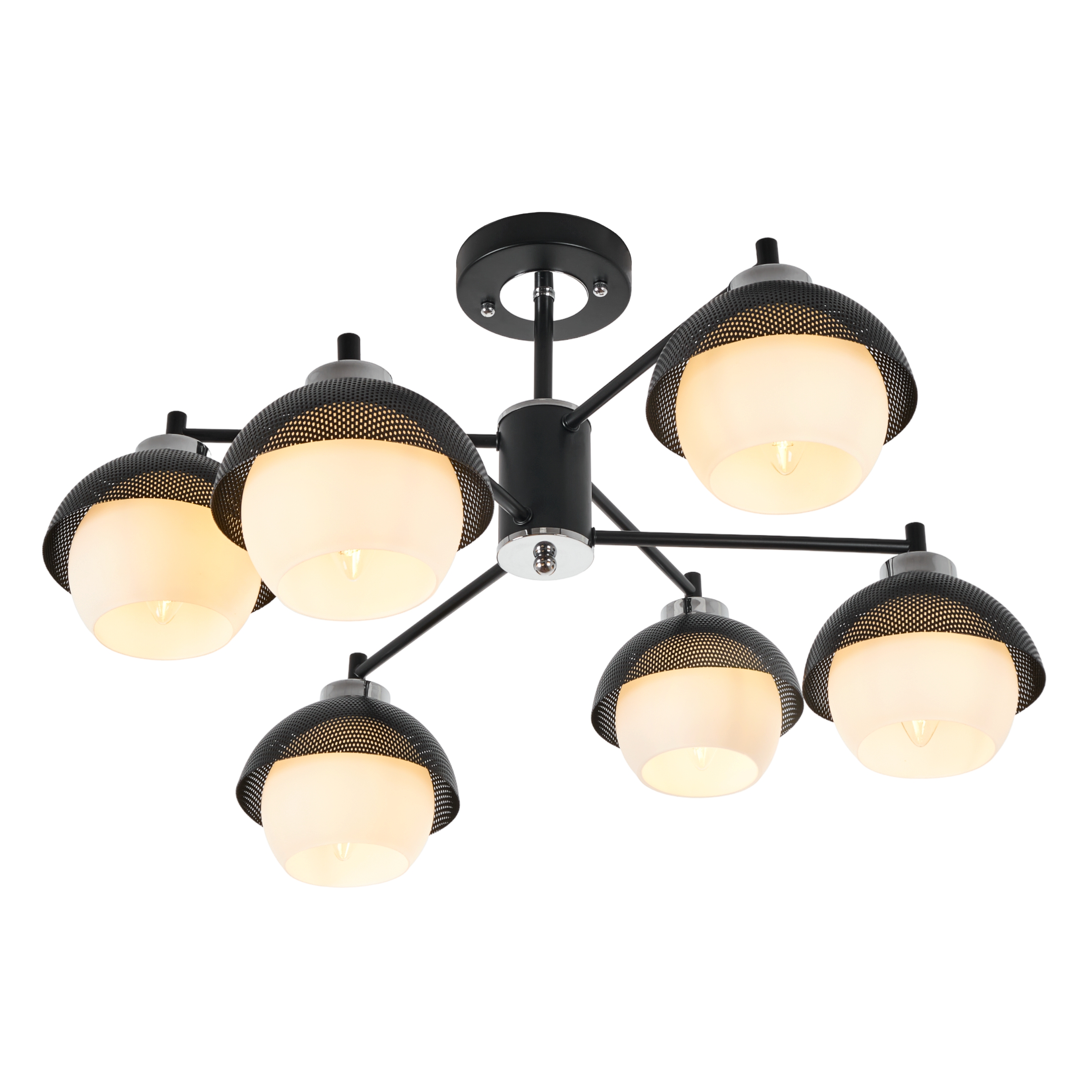 Изображение товара Потолочная люстра на штанге MyFar Hloya MR1781-6 современный дизайн