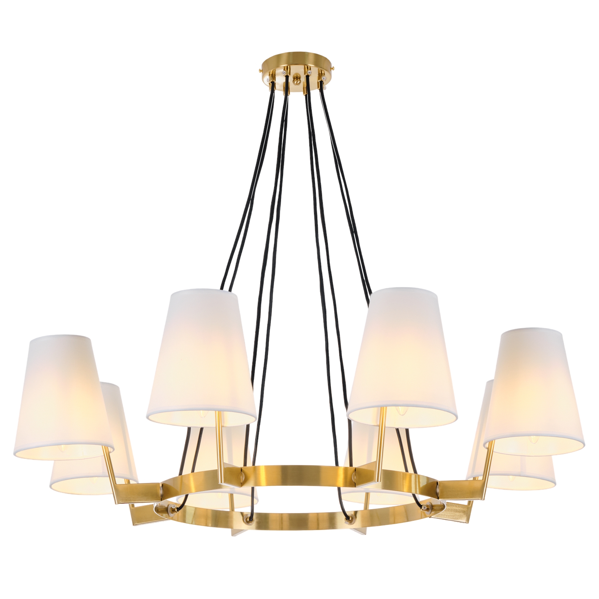 Изображение товара Подвесная люстра MyFar Aurora MR1931-8P с 8 абажурами