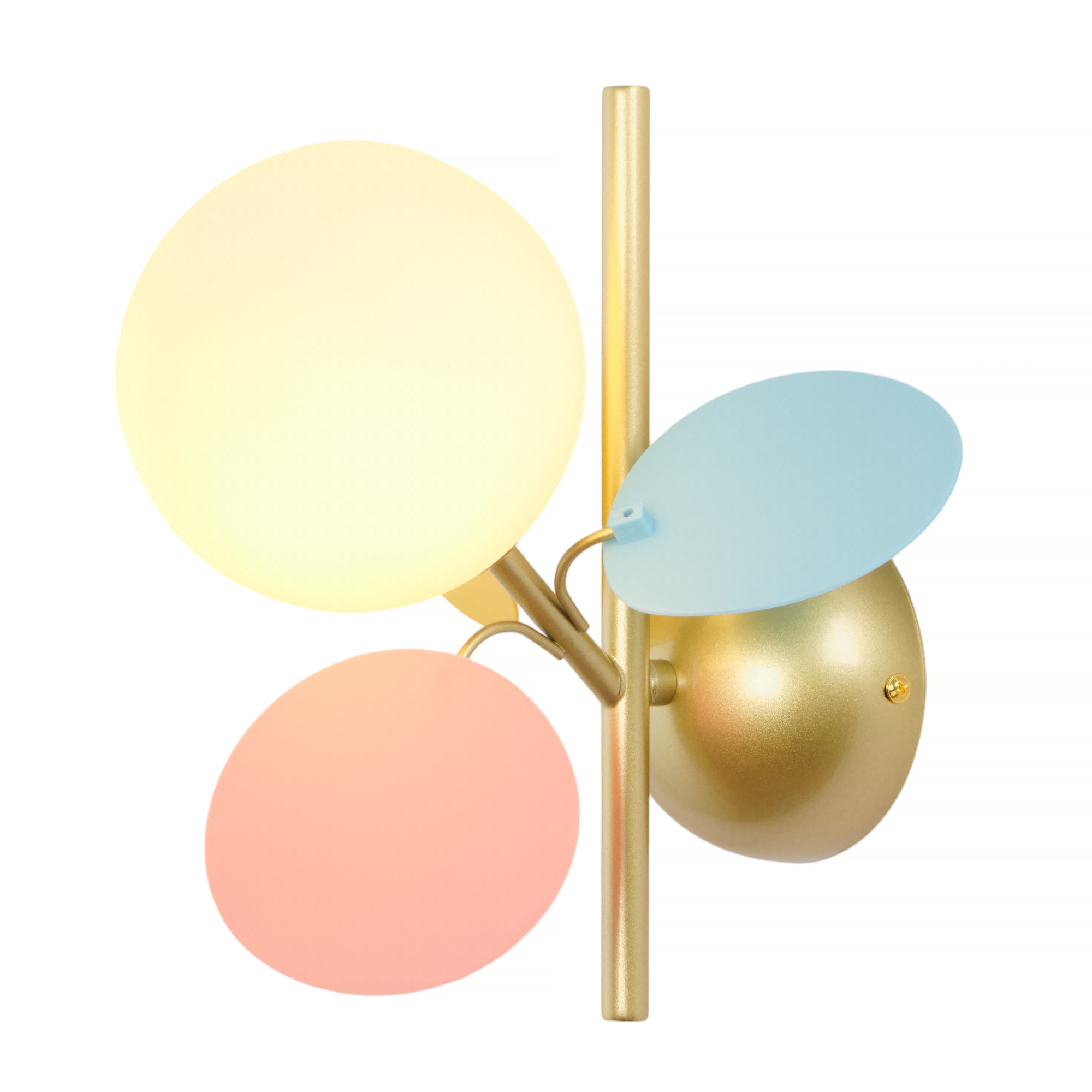 Изображение товара Бра MyFar Flavia MR2300-1W в форме шара с разноцветными вставками