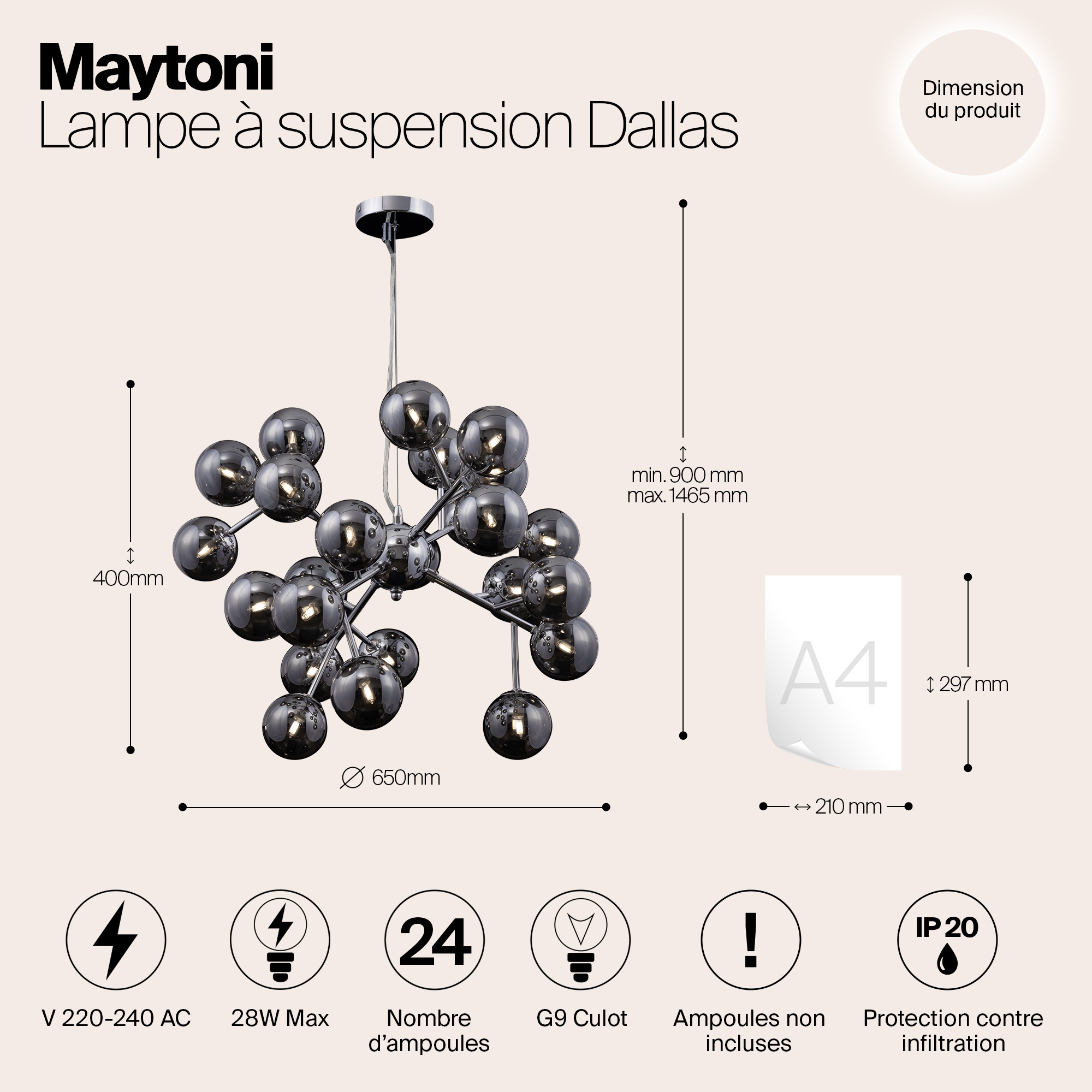 Подвесной светильник паук Maytoni Dallas MOD545PL-24G купить выгодно в  интернет-магазине Лю.ру - Доставка в Москве, по России | отзывы (2)