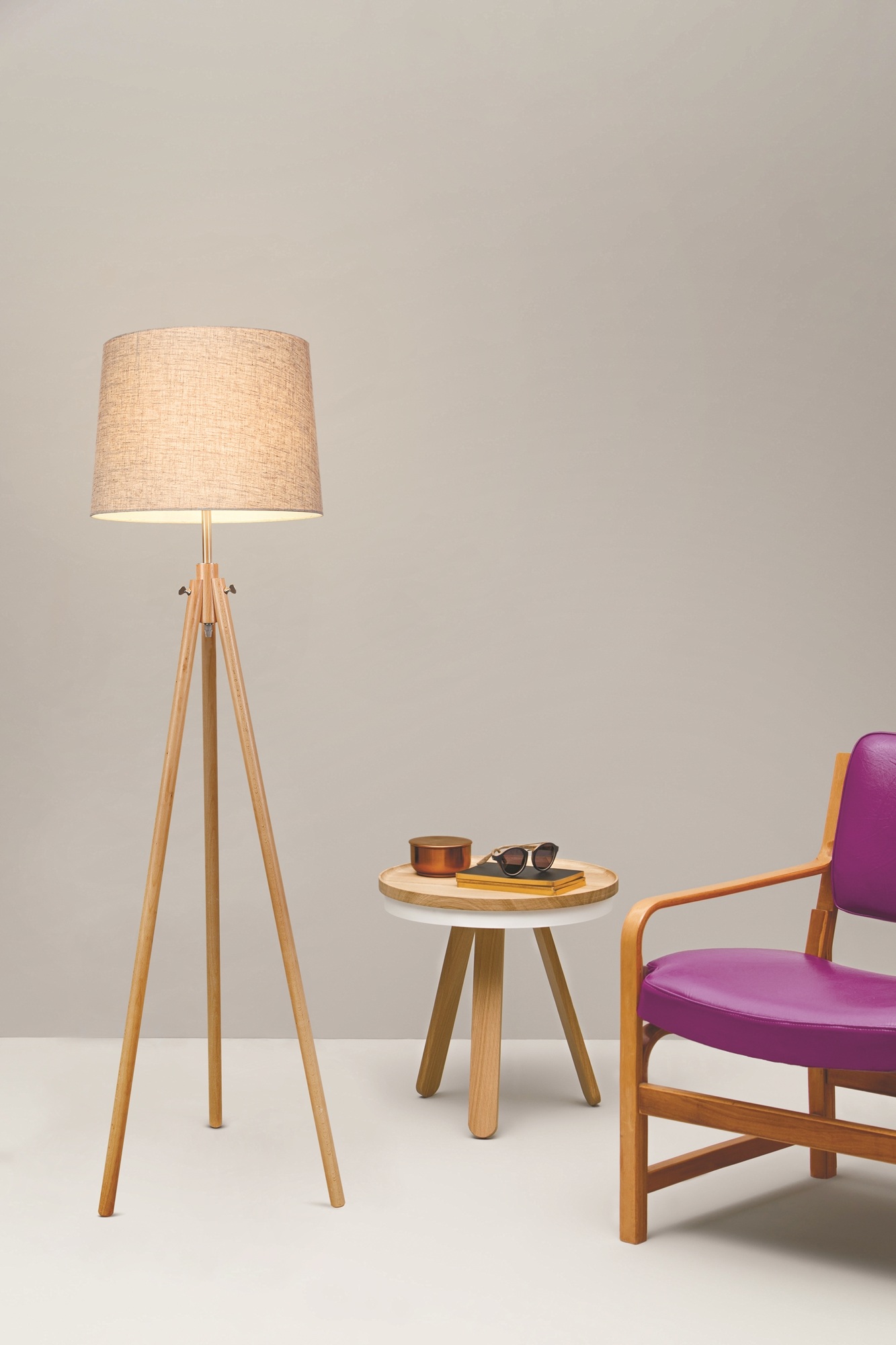 Торшер На Деревянной Треноге фото 12