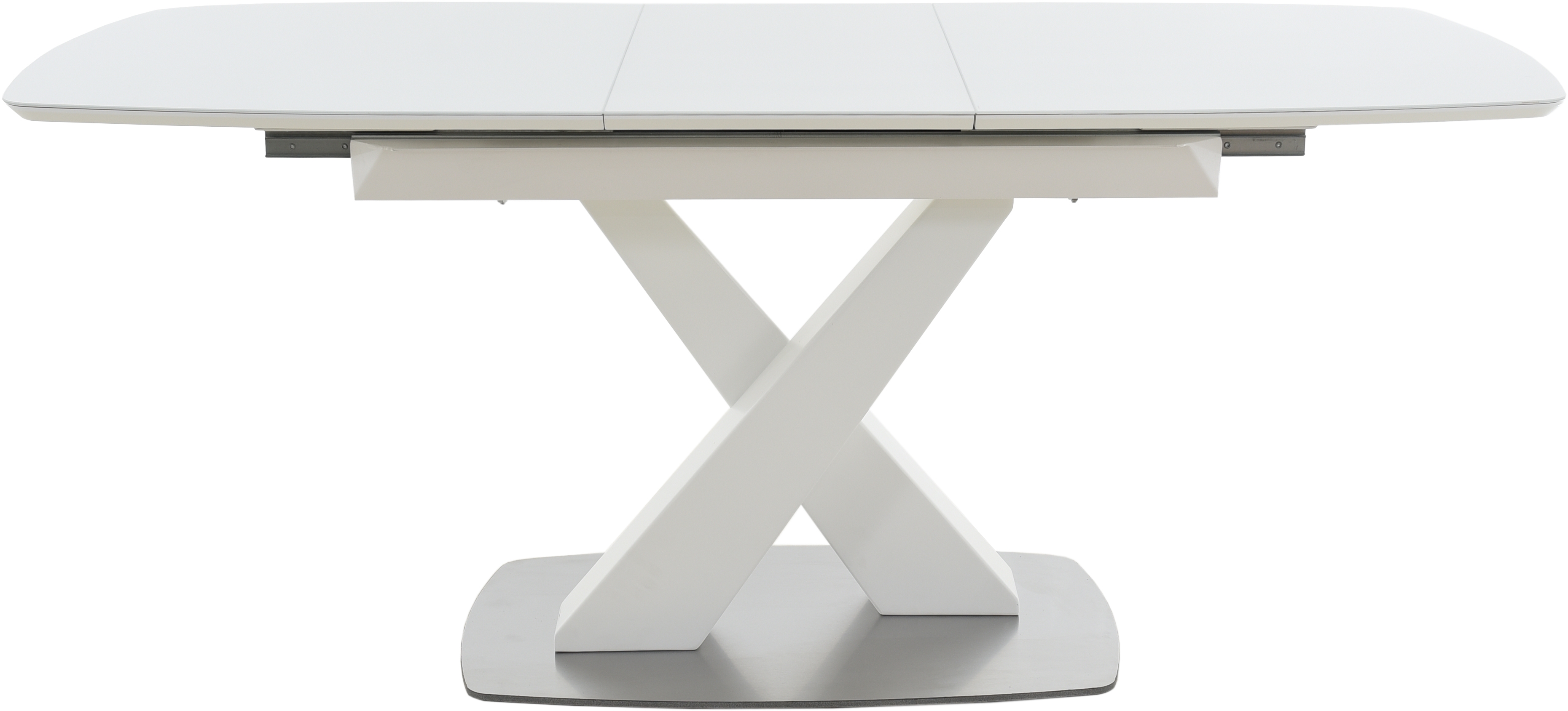 стол обеденный дрезден белый стекло белое mebwill 101308