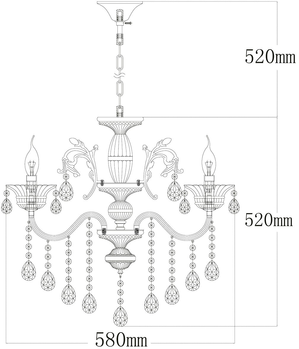 Хрустальная люстра MW-Light Селена 482013105 купить выгодно в  интернет-магазине Лю.ру - Доставка в Москве, по России | отзывы (1)