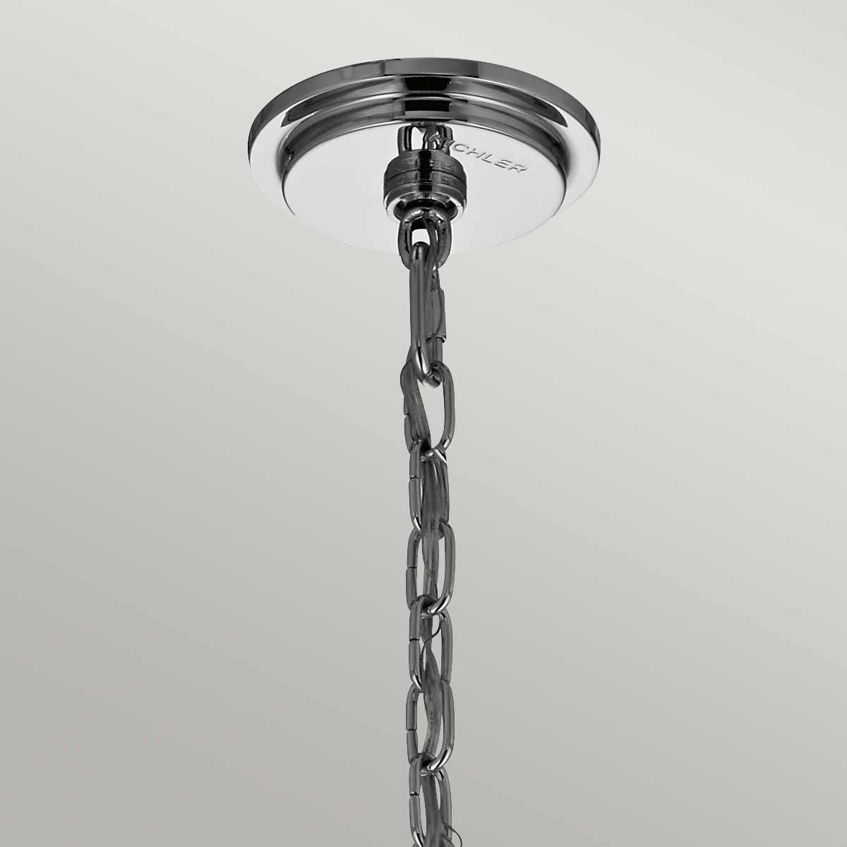 Изображение товара Подвесная люстра Kichler Piper KL-PIPER-6P-PC классическая стиль 6 ламп стекло металл