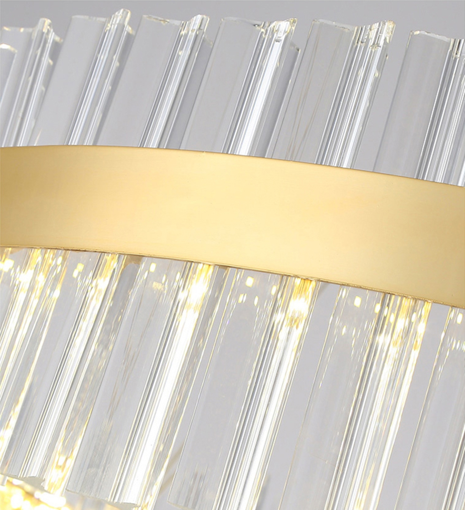 Изображение товара Подвесная люстра хрустальная светодиодная с управлением пультом смартфоном и голосом регулировкой цветовой температуры яркости ночным режимом таймером LAMPS 81220 Natali Kovaltseva Smart Home LED (Умный дом, Алиса)